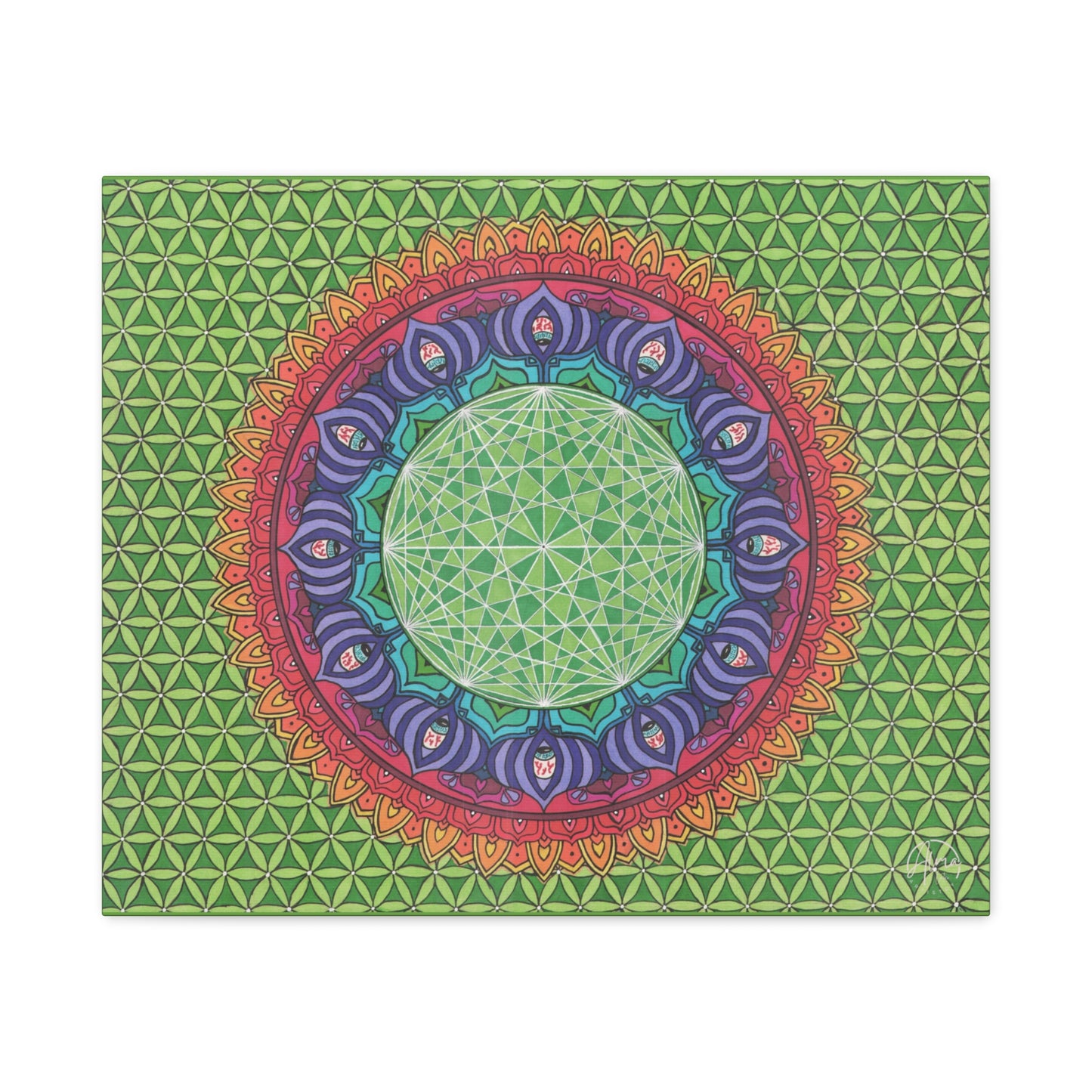 “Be Here Now” Canvas Art by Alma Later Art