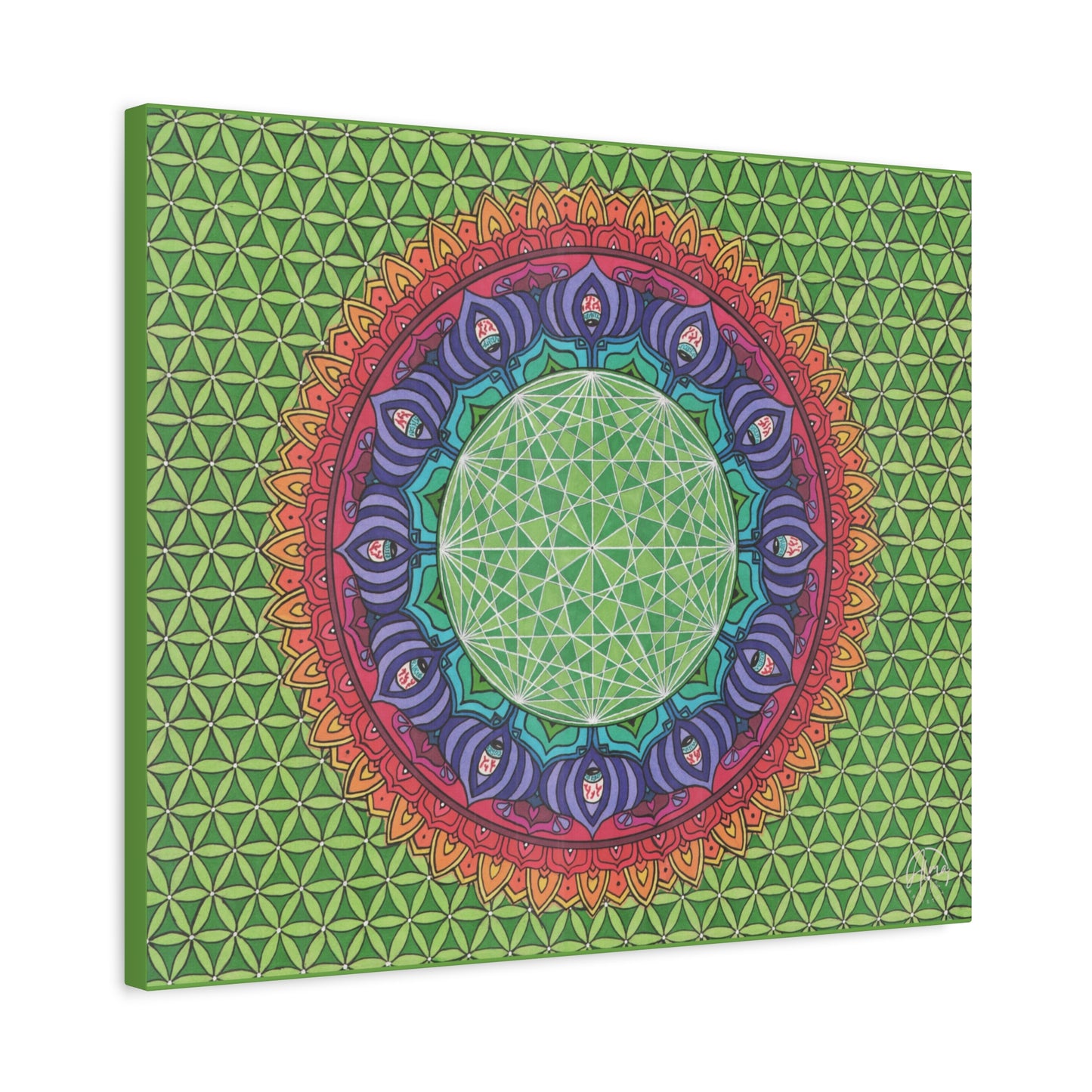 “Be Here Now” Canvas Art by Alma Later Art