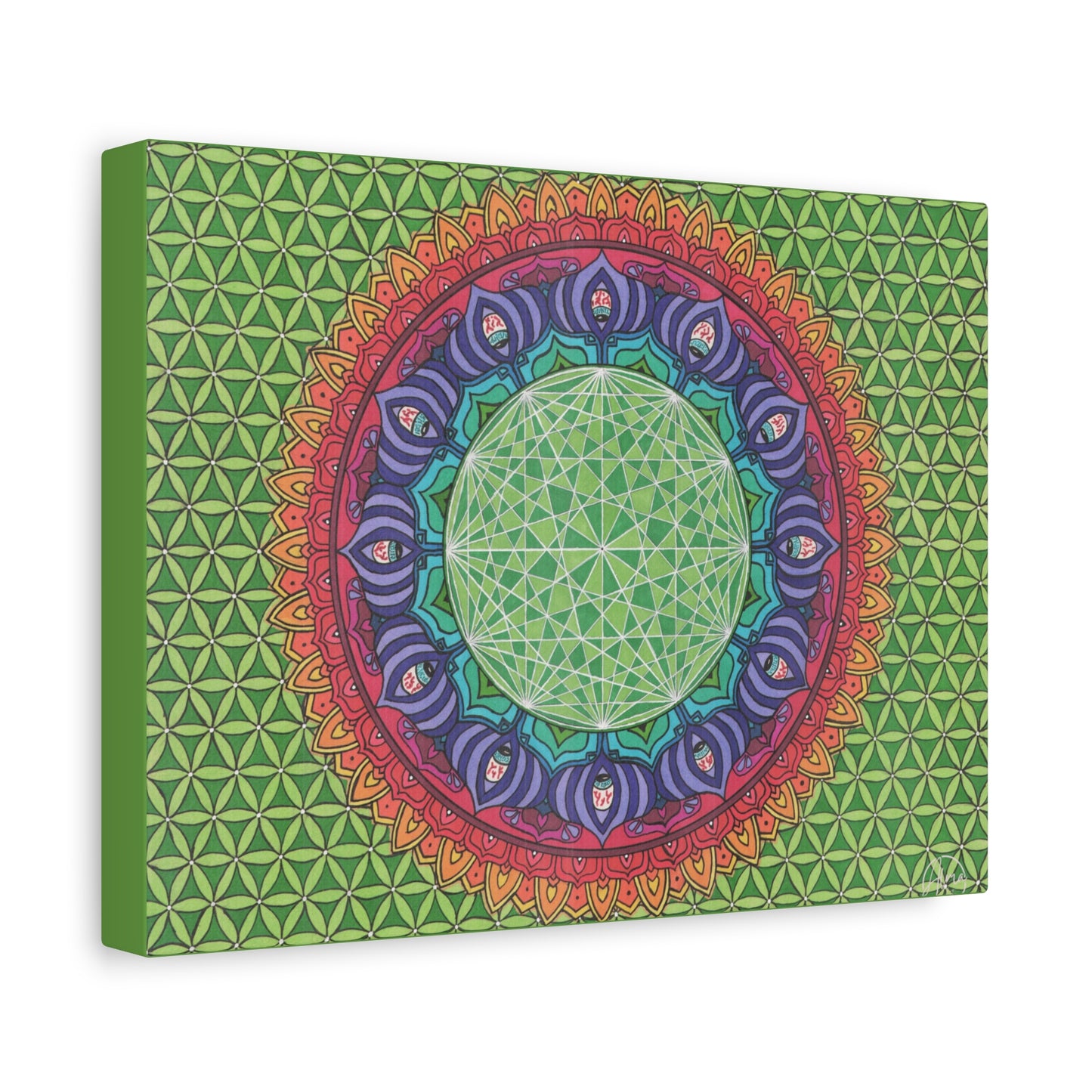 “Be Here Now” Canvas Art by Alma Later Art