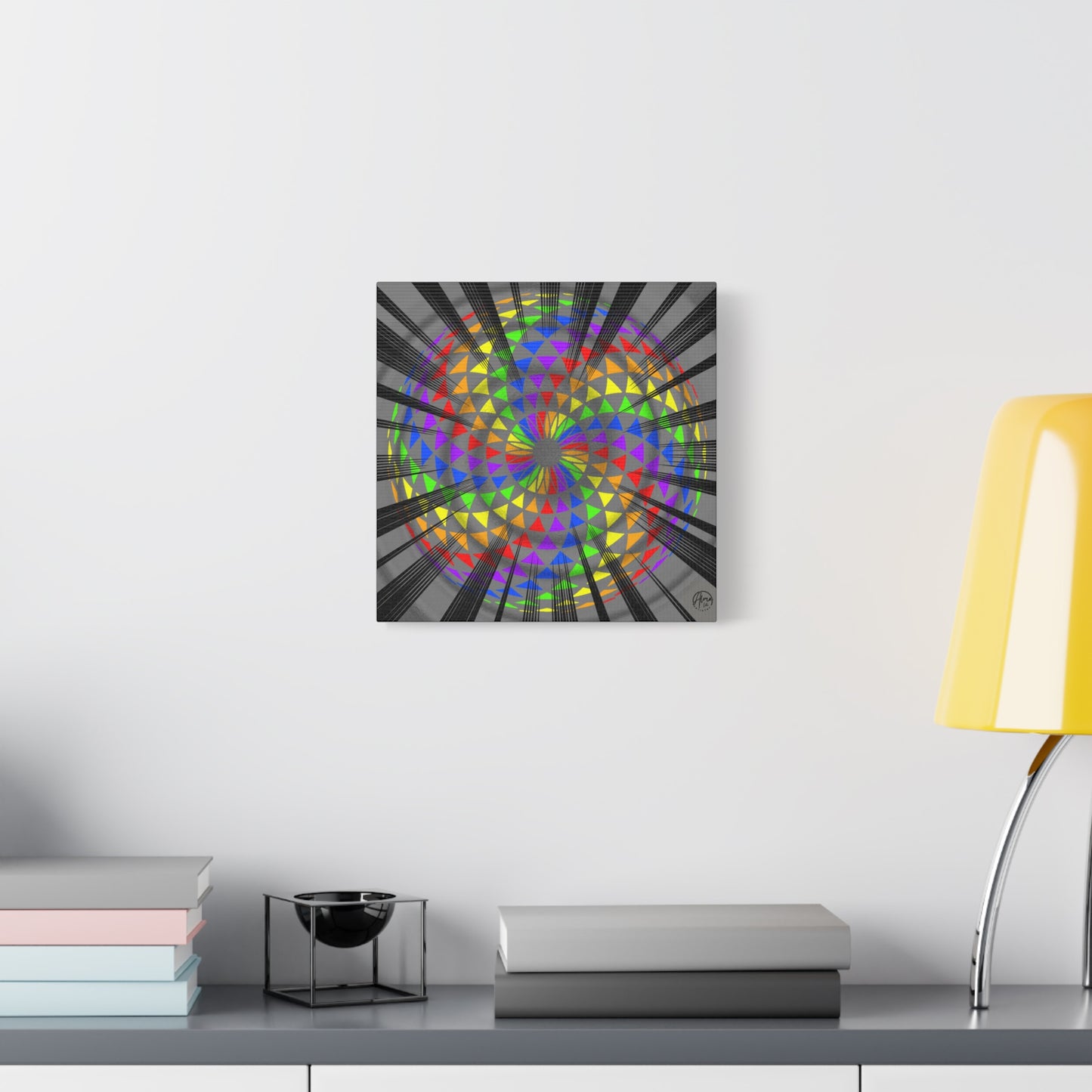 Canvas Print Rainbow Torus Art by Alma Later Art