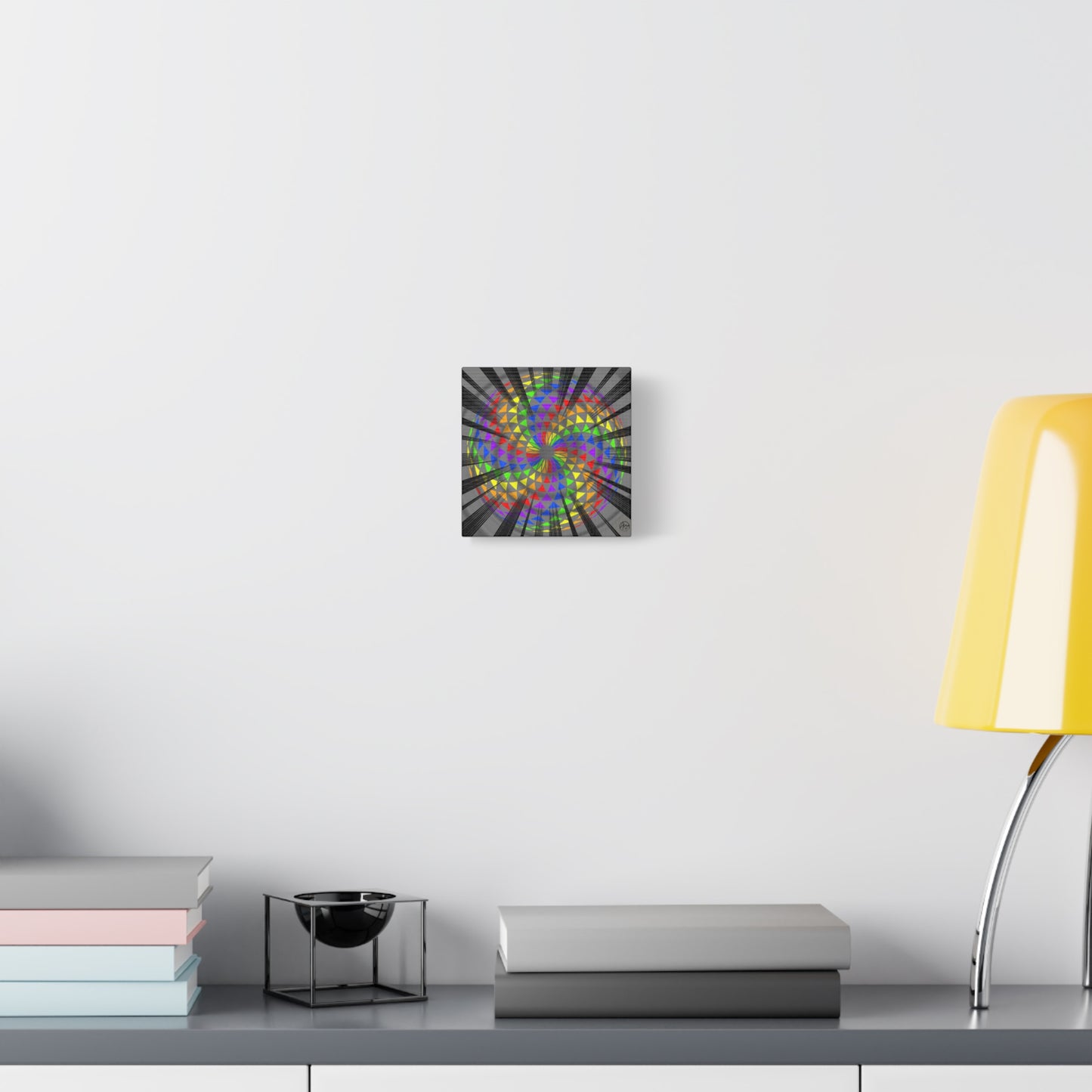 Canvas Print Rainbow Torus Art by Alma Later Art