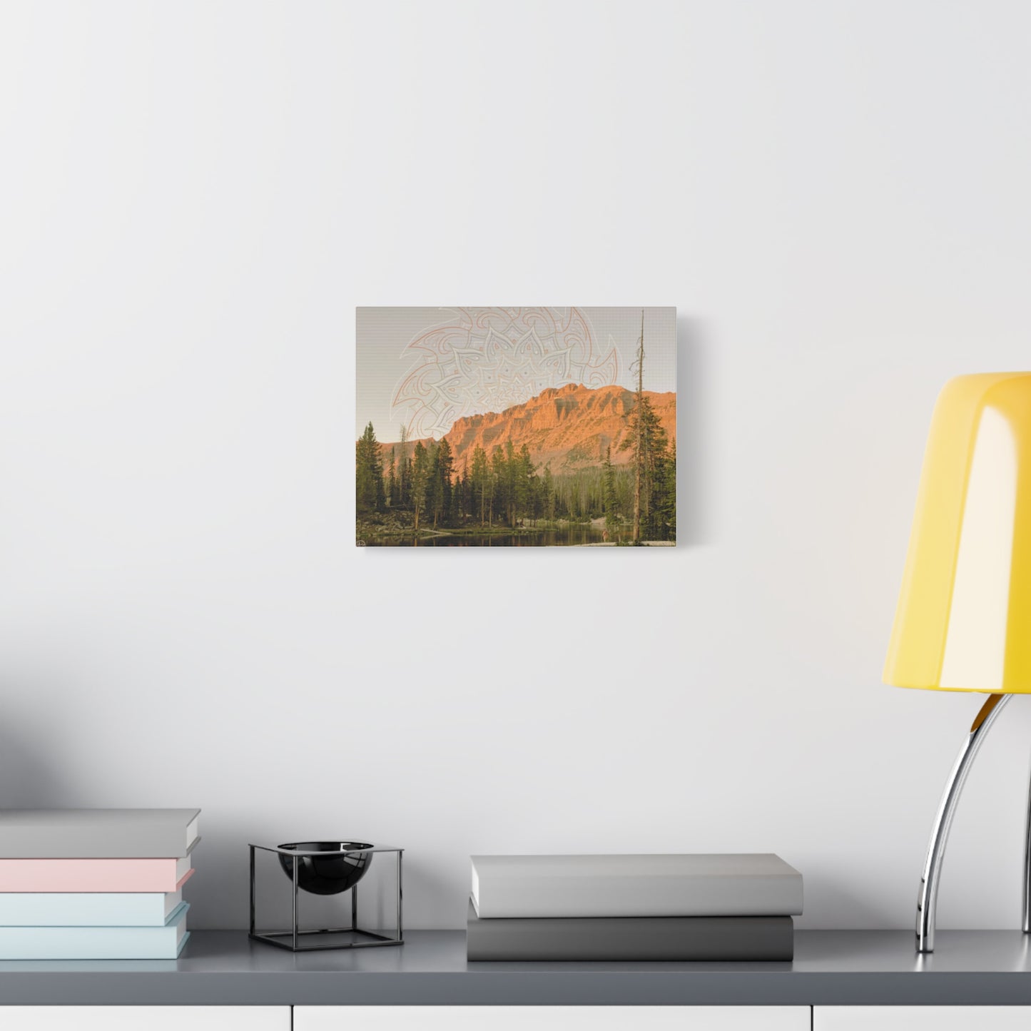 Canvas Art Print - Fishing for Miracles, Psychedelic Nature Art