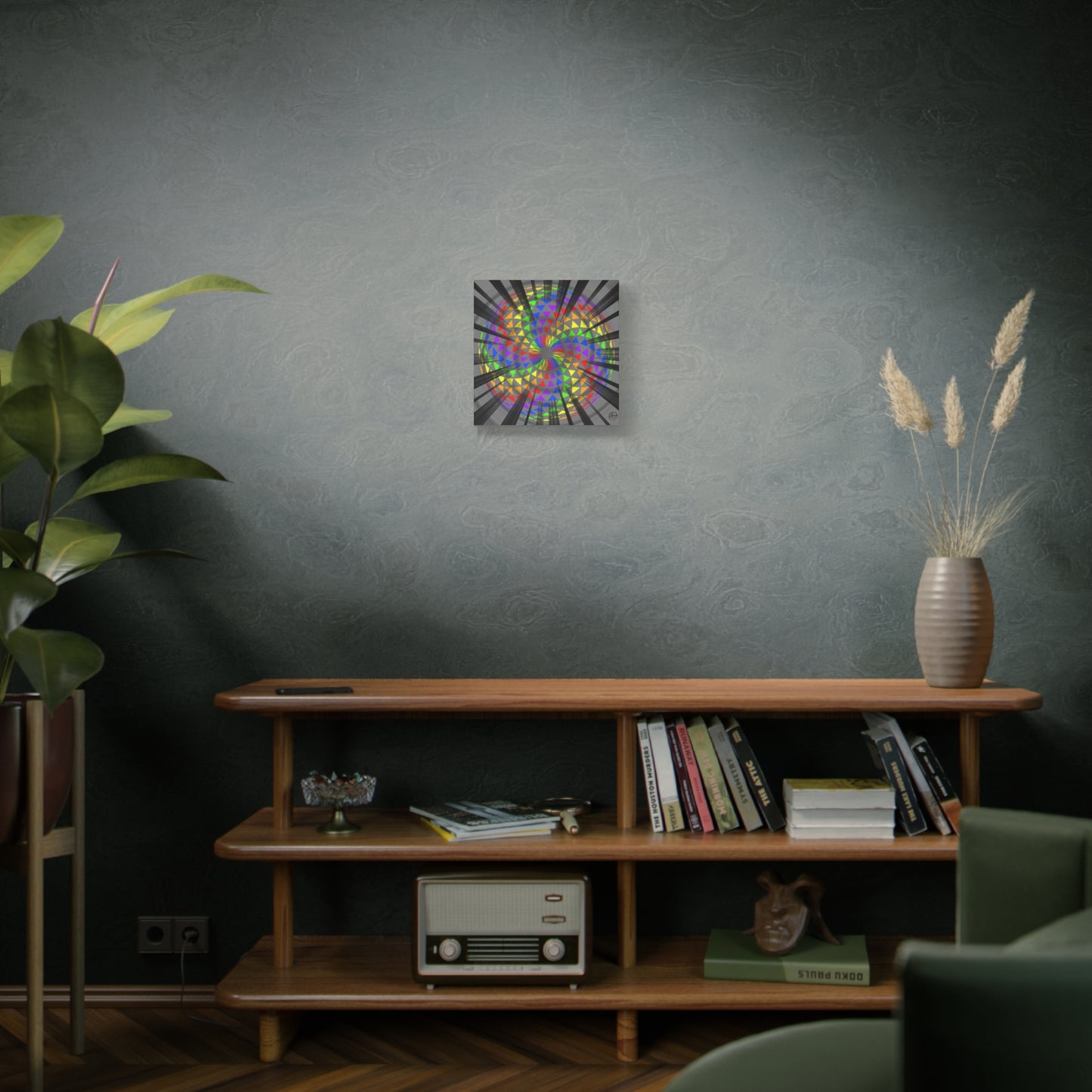 Canvas Print Rainbow Torus Art by Alma Later Art