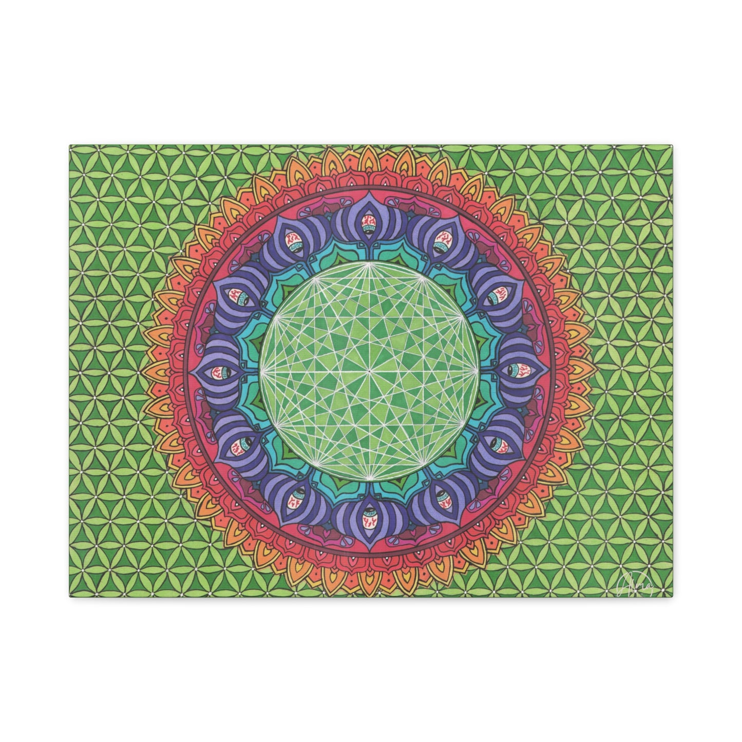 “Be Here Now” Canvas Art by Alma Later Art