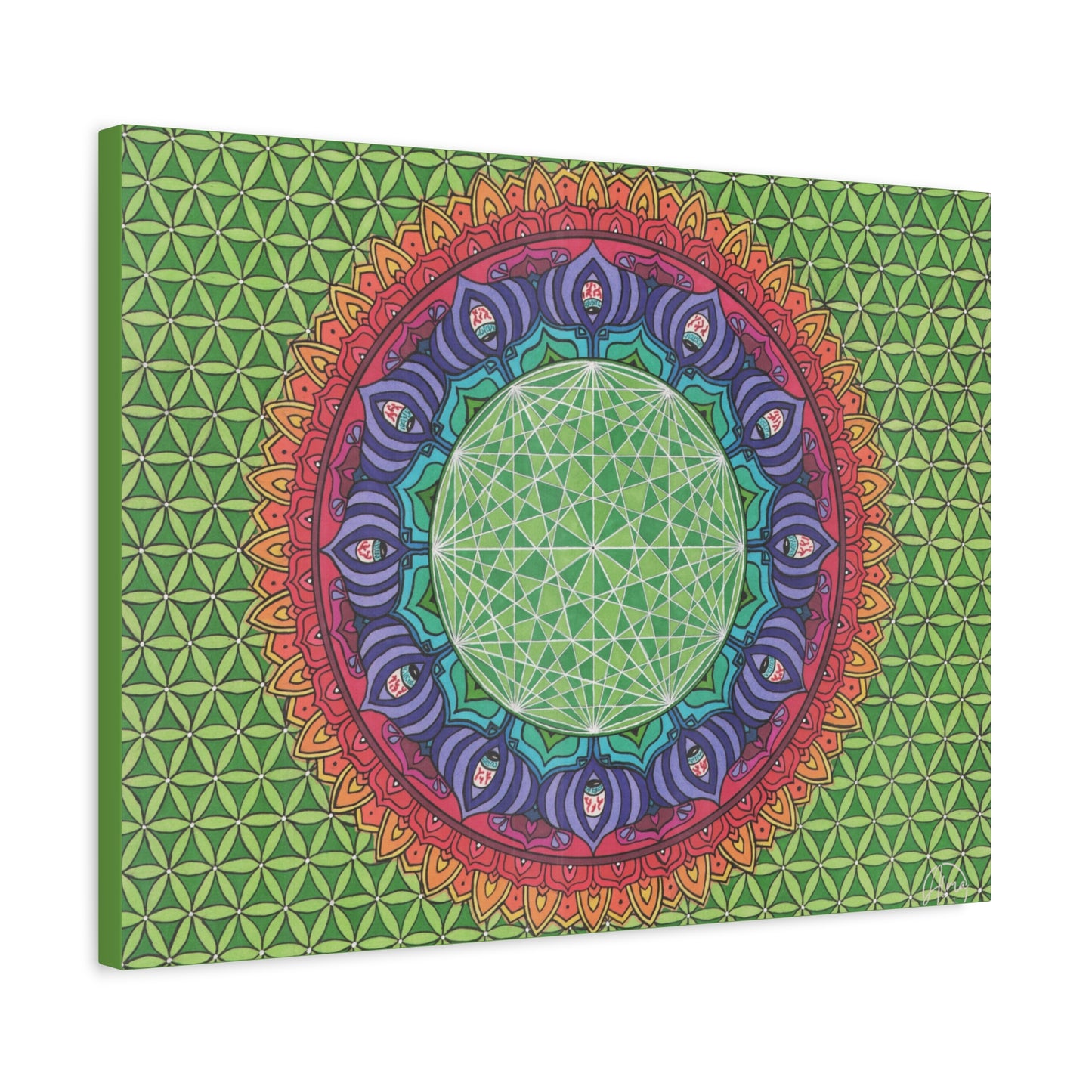 “Be Here Now” Canvas Art by Alma Later Art