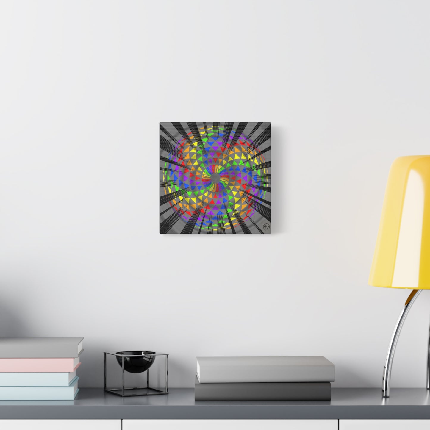Canvas Print Rainbow Torus Art by Alma Later Art