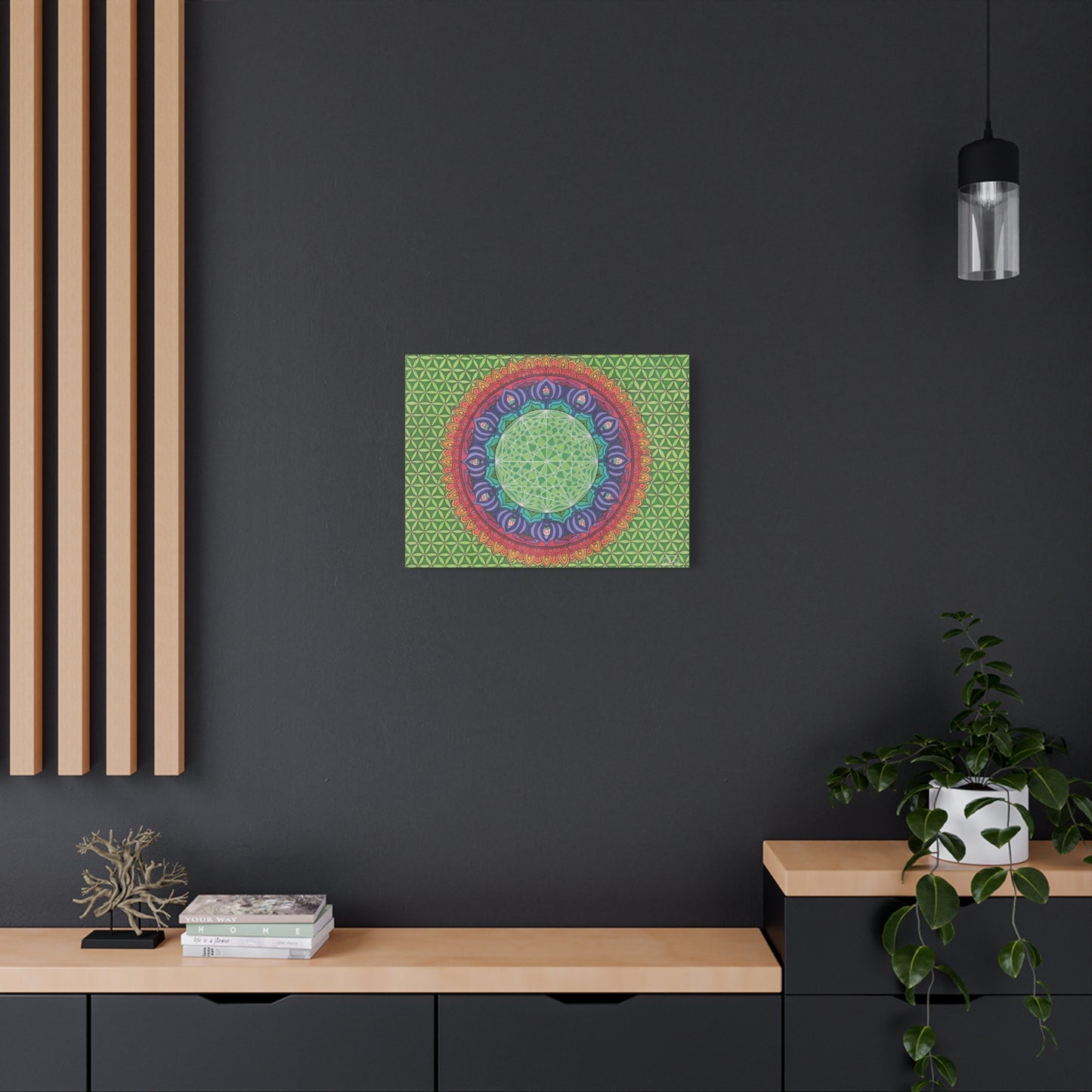 “Be Here Now” Canvas Art by Alma Later Art