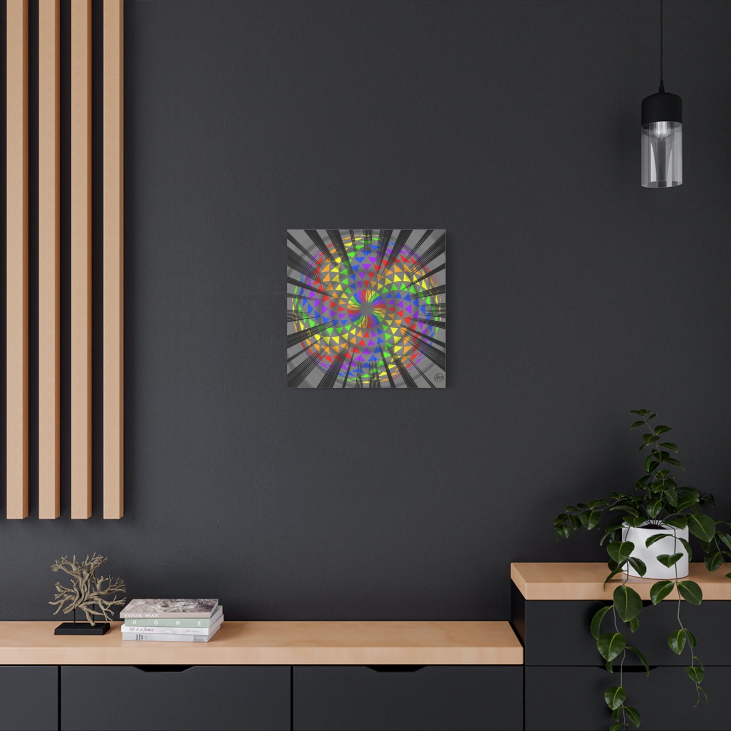 Canvas Print Rainbow Torus Art by Alma Later Art