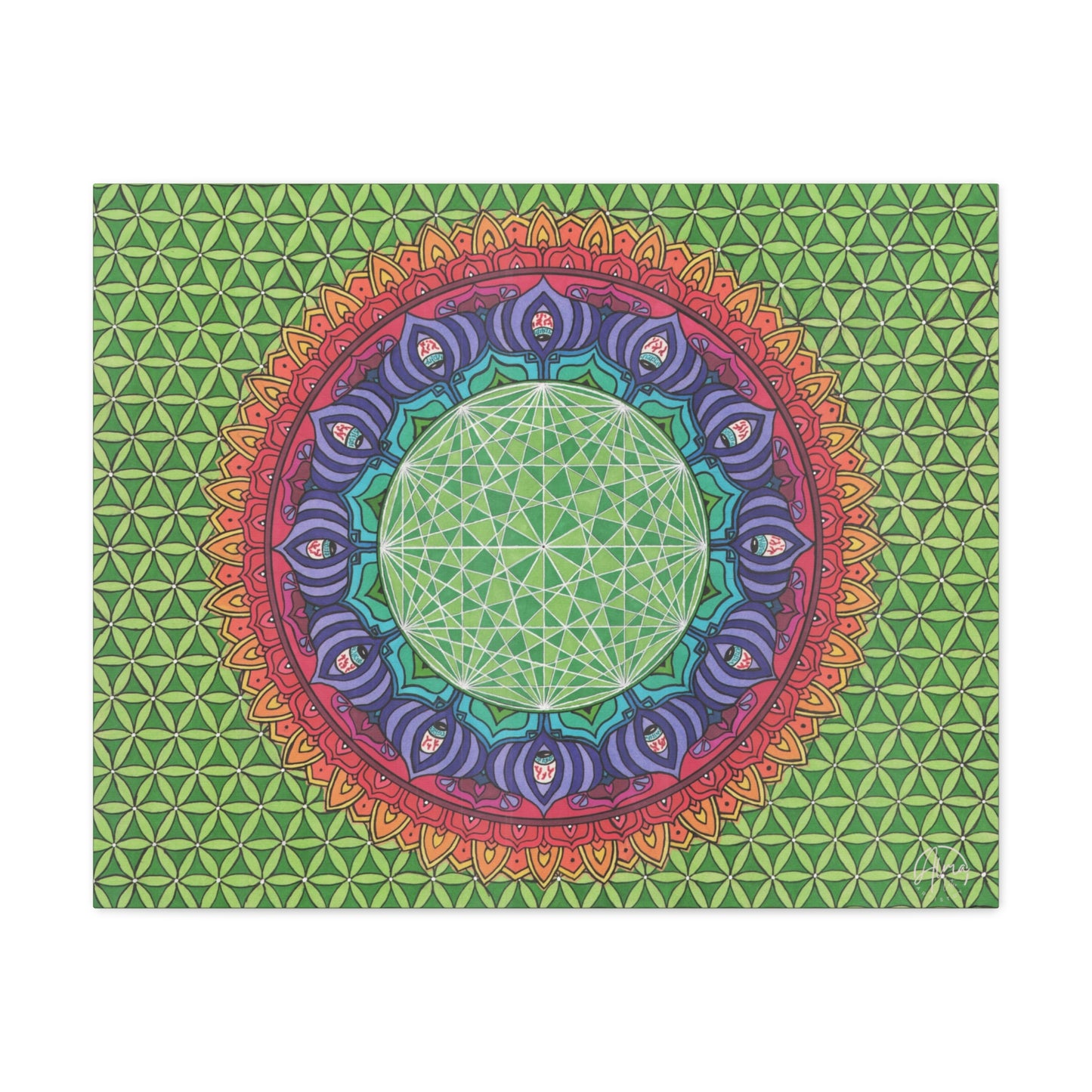 “Be Here Now” Canvas Art by Alma Later Art