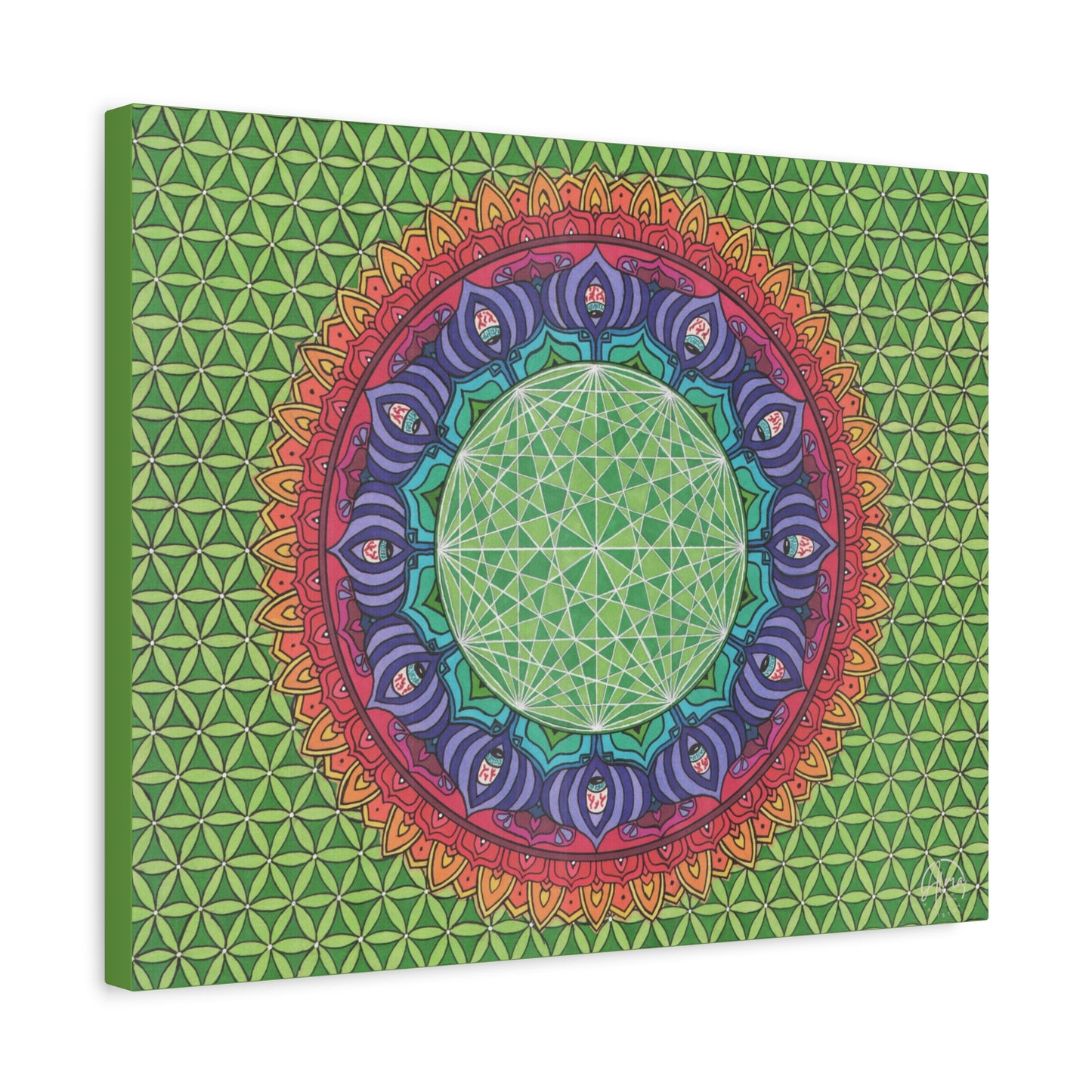 “Be Here Now” Canvas Art by Alma Later Art