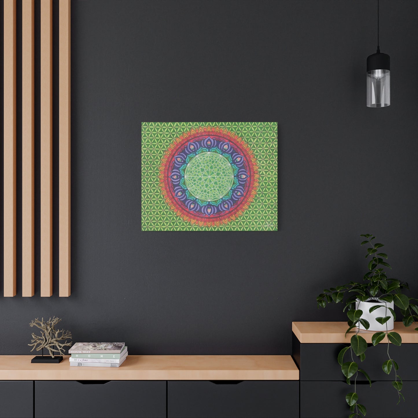 “Be Here Now” Canvas Art by Alma Later Art