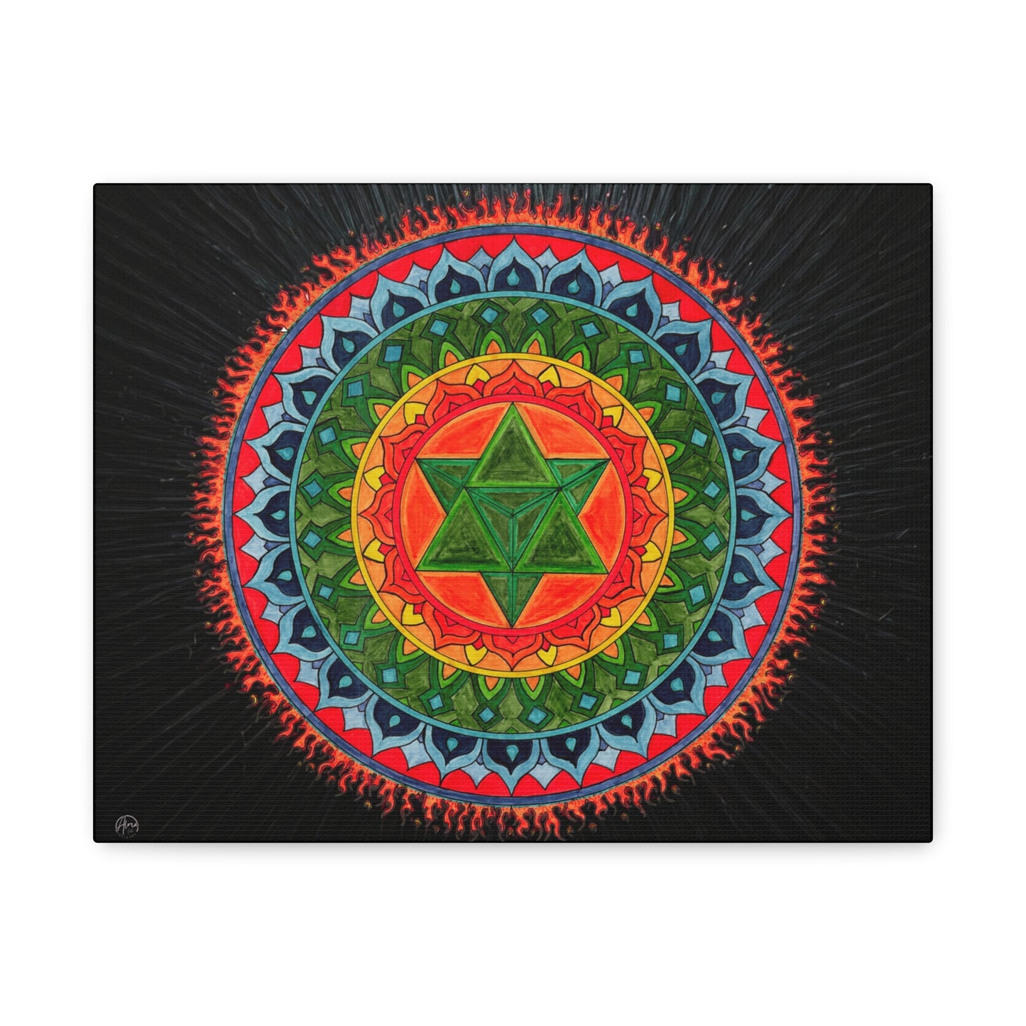 “Lion Heart” Canvas Art Print by Alma Later Art