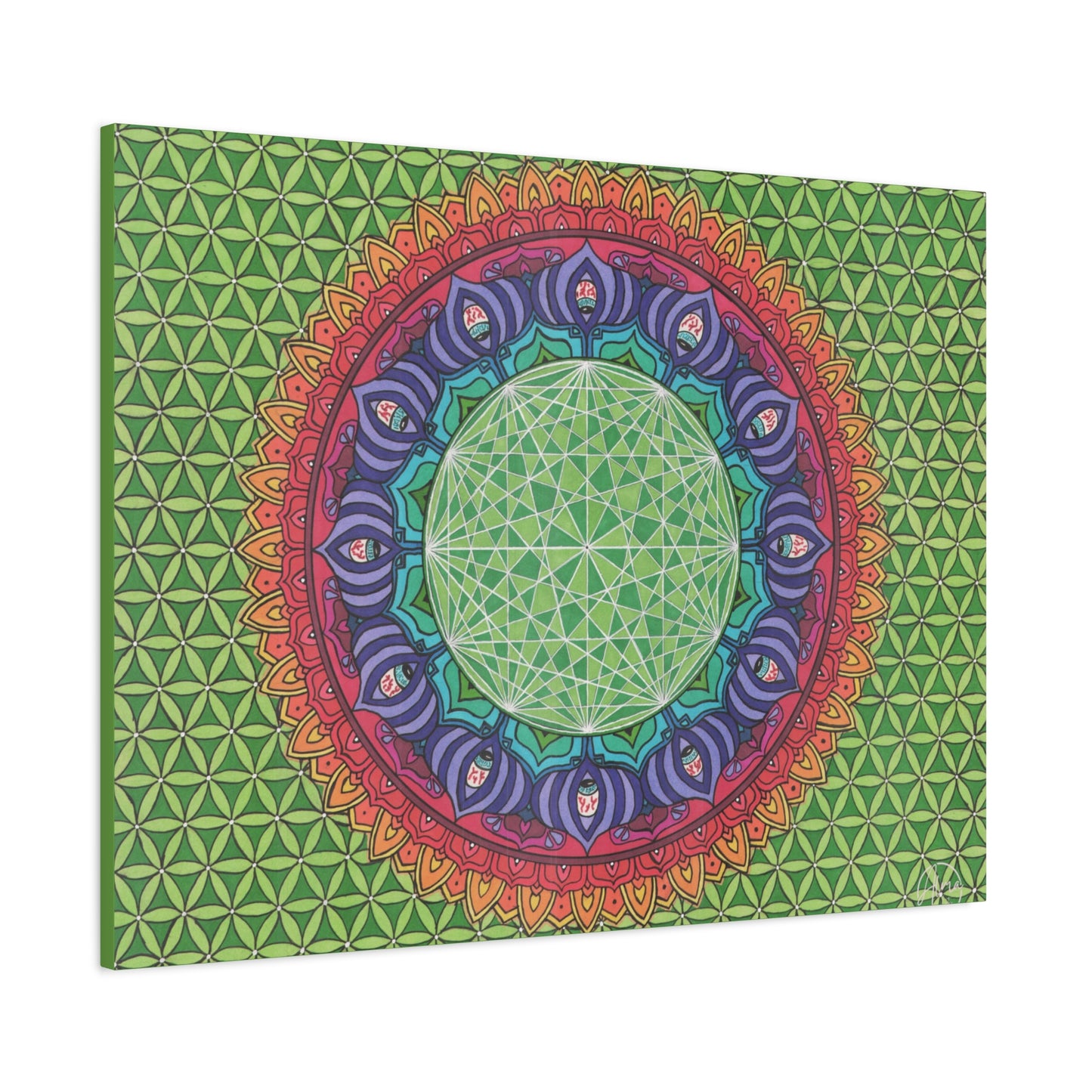 “Be Here Now” Canvas Art by Alma Later Art