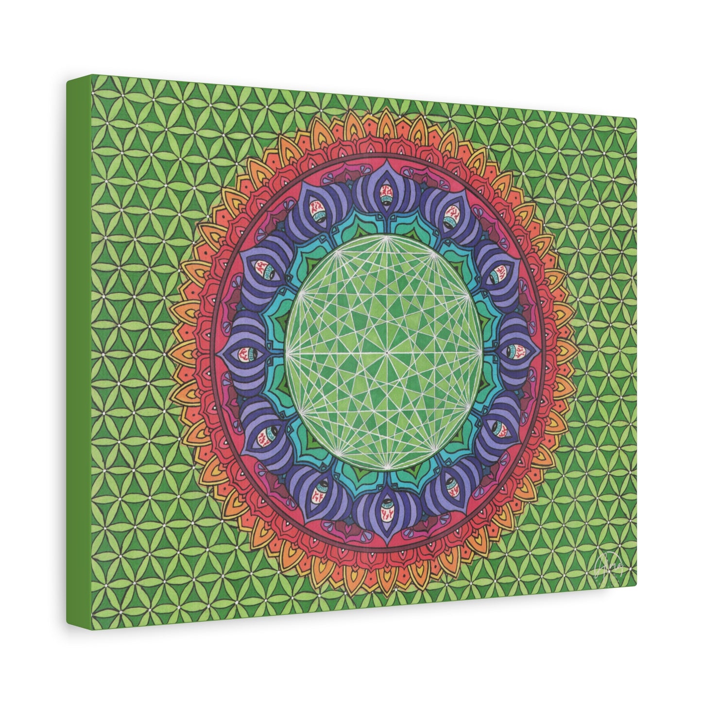 “Be Here Now” Canvas Art by Alma Later Art