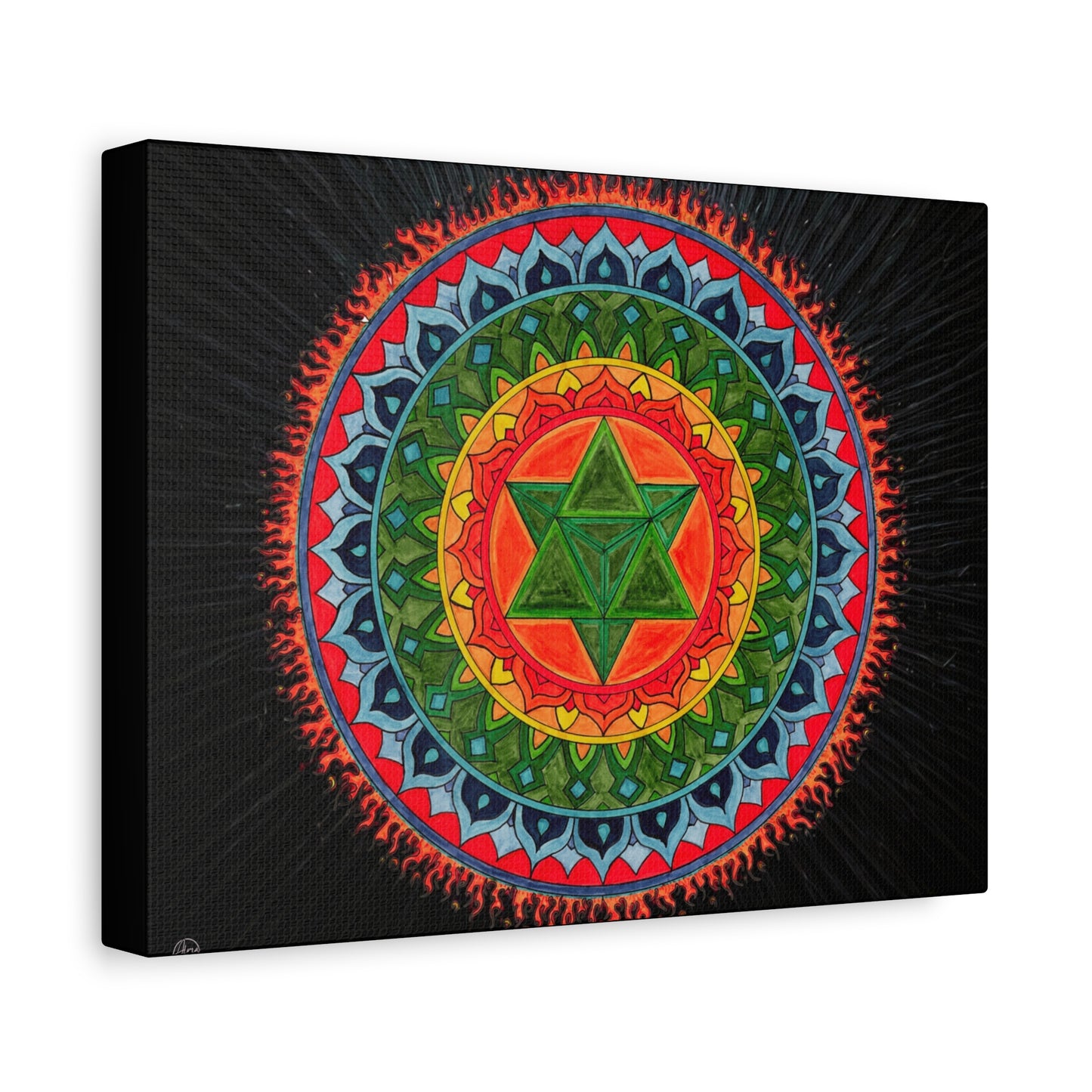 “Lion Heart” Canvas Art Print by Alma Later Art
