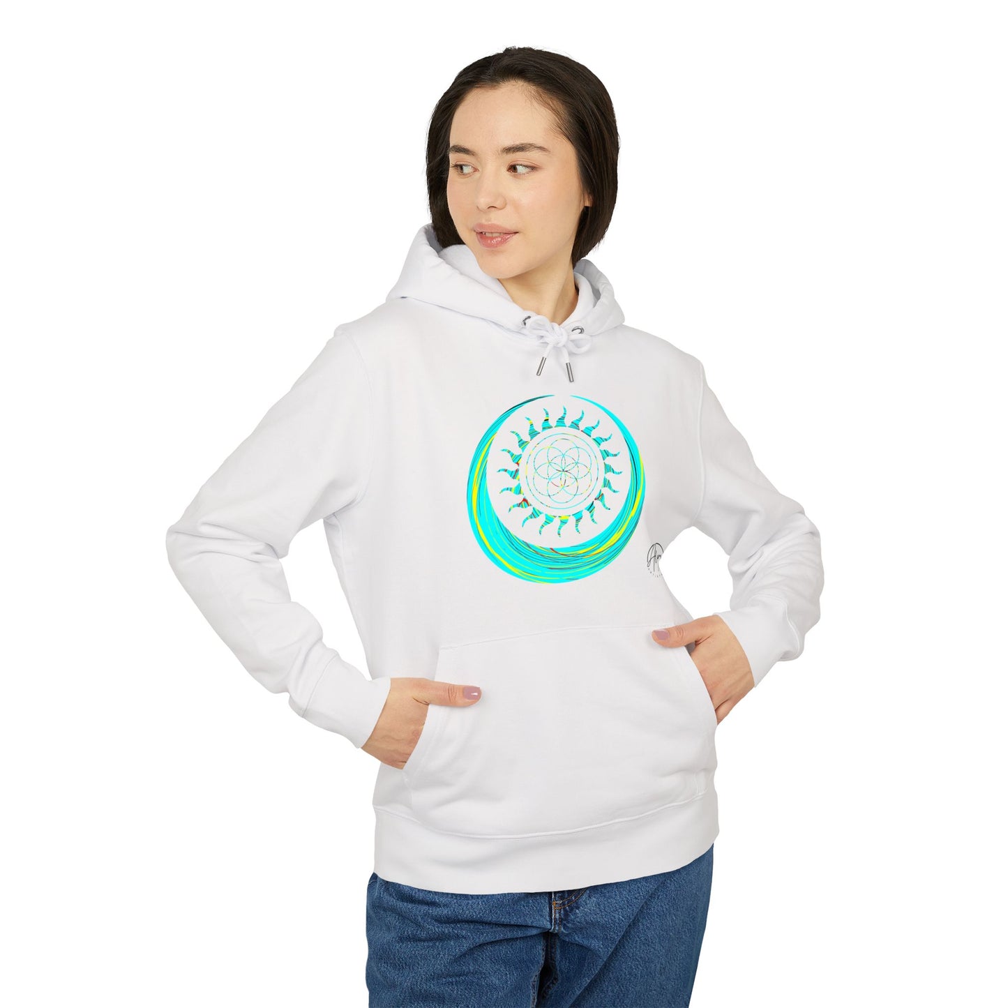 Vibrant Art Hooded Sweatshirt for Free Spirits, Cozy Hoodie, Graphic Sweatshirt, Summer Vibes, Beach Lover Gift, Unisex Pullover