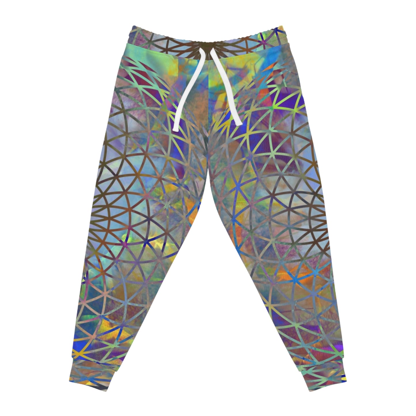 Vibrant Artistic Joggers for Athletic Style, Unisex Sportswear, Festival Fashion, Comfortable Activewear, Unique Gift for Fitness Lovers