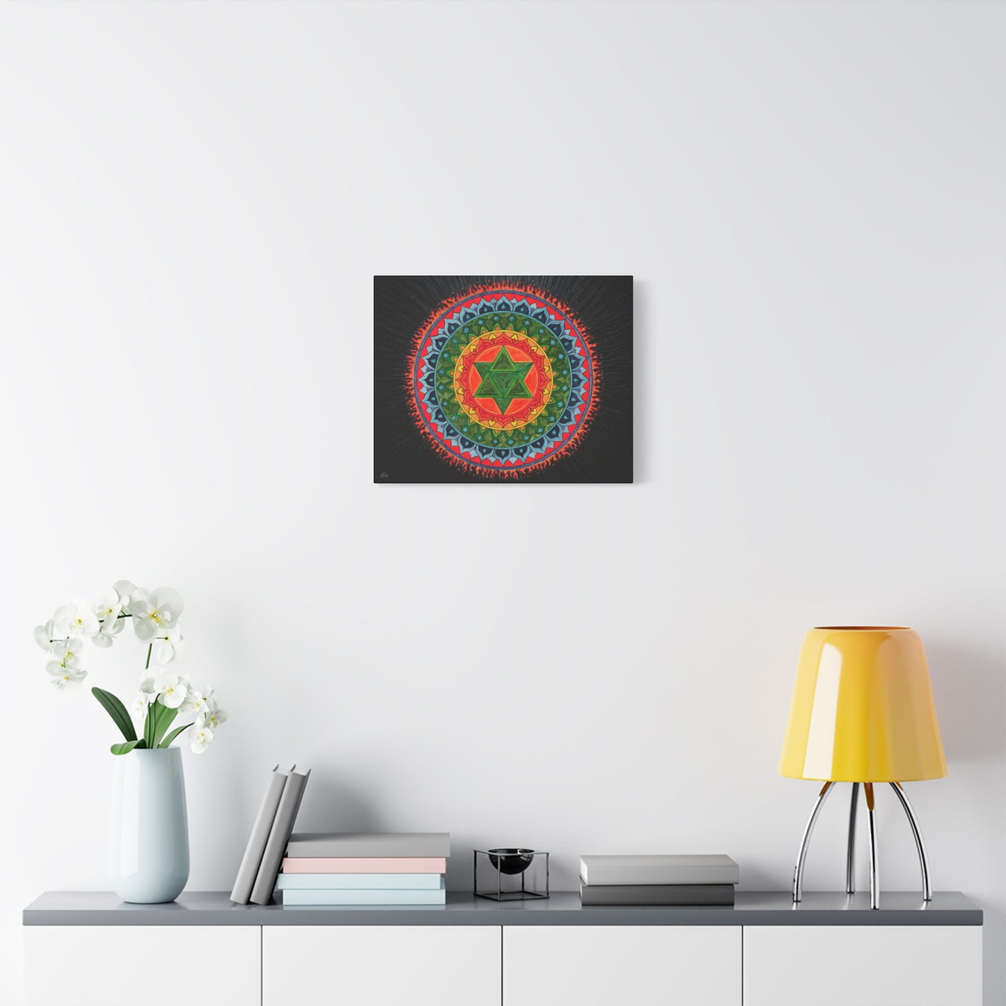 “Lion Heart” Canvas Art Print by Alma Later Art