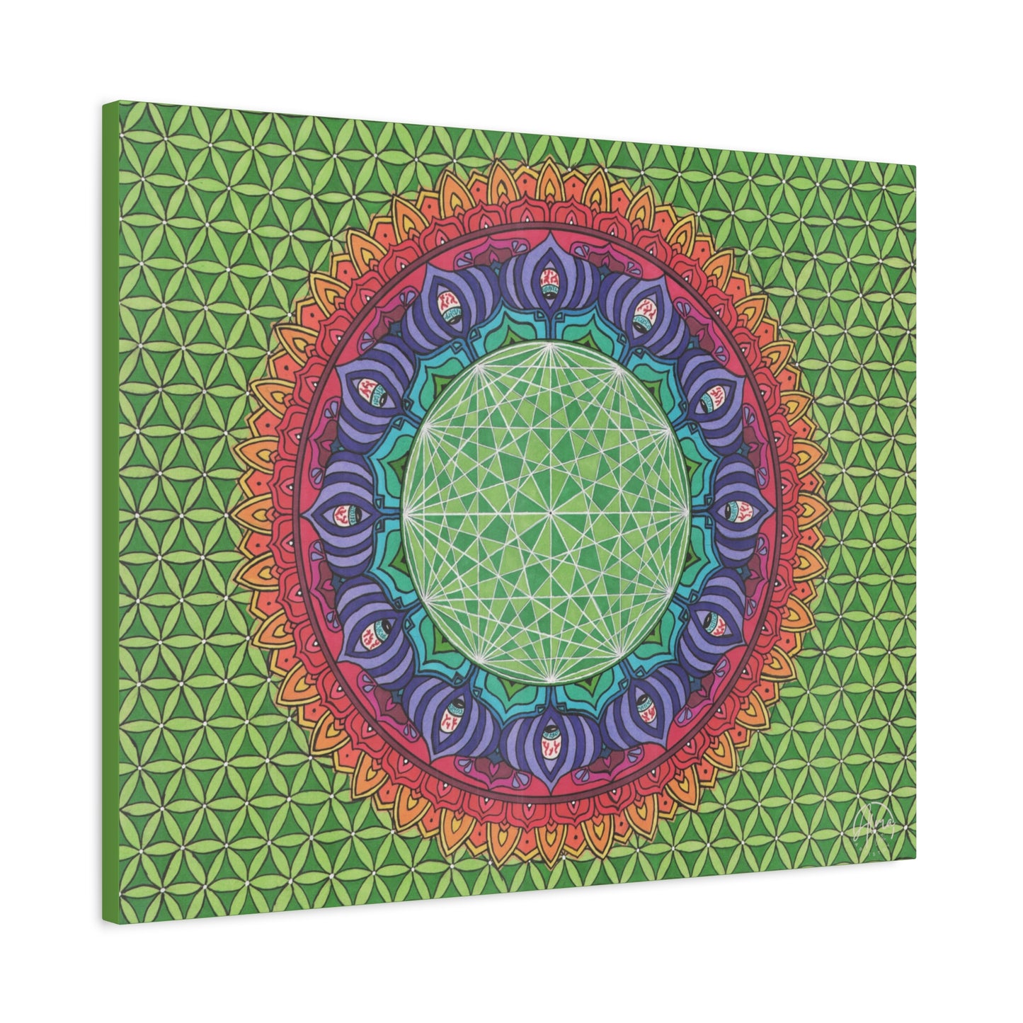 “Be Here Now” Canvas Art by Alma Later Art