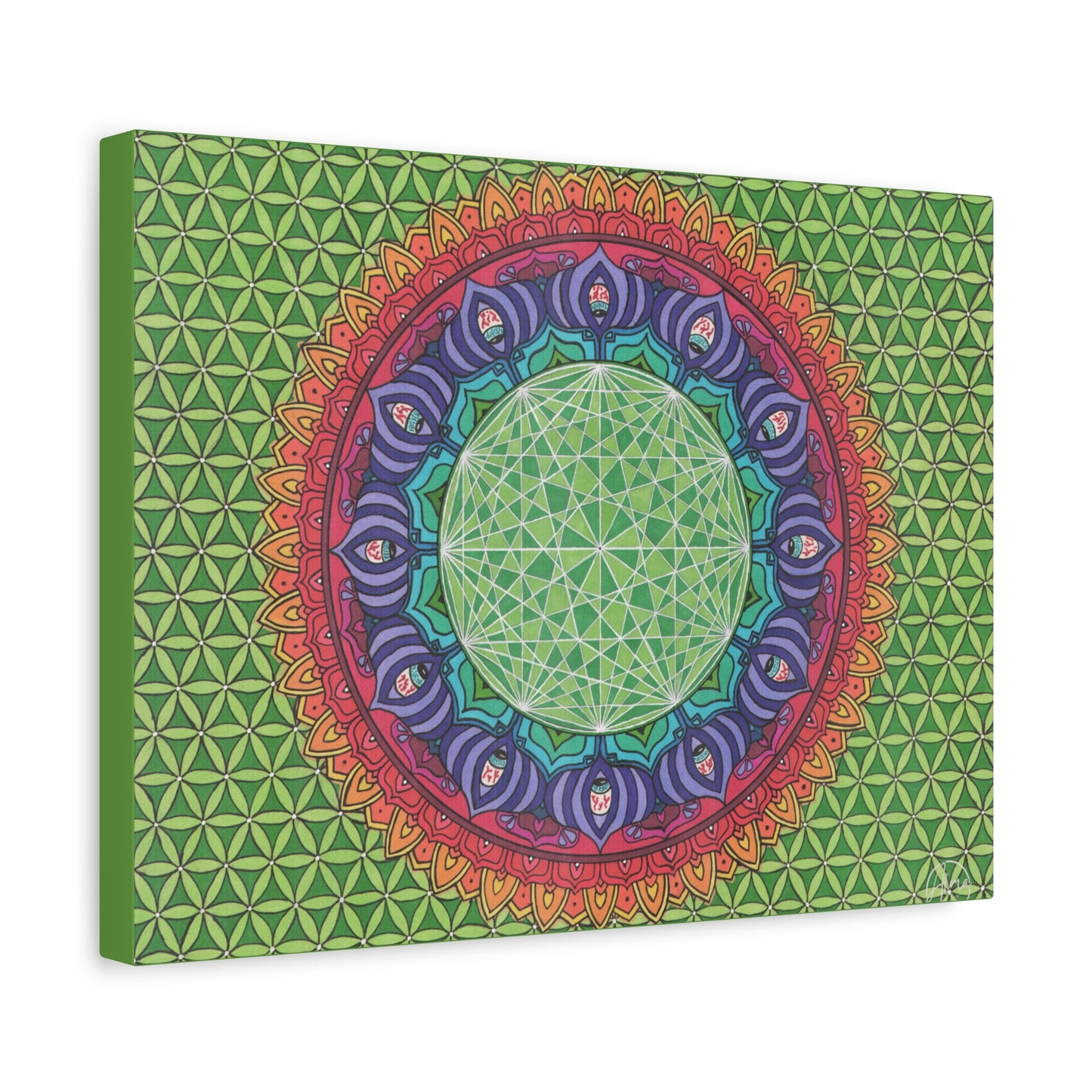 “Be Here Now” Canvas Art by Alma Later Art