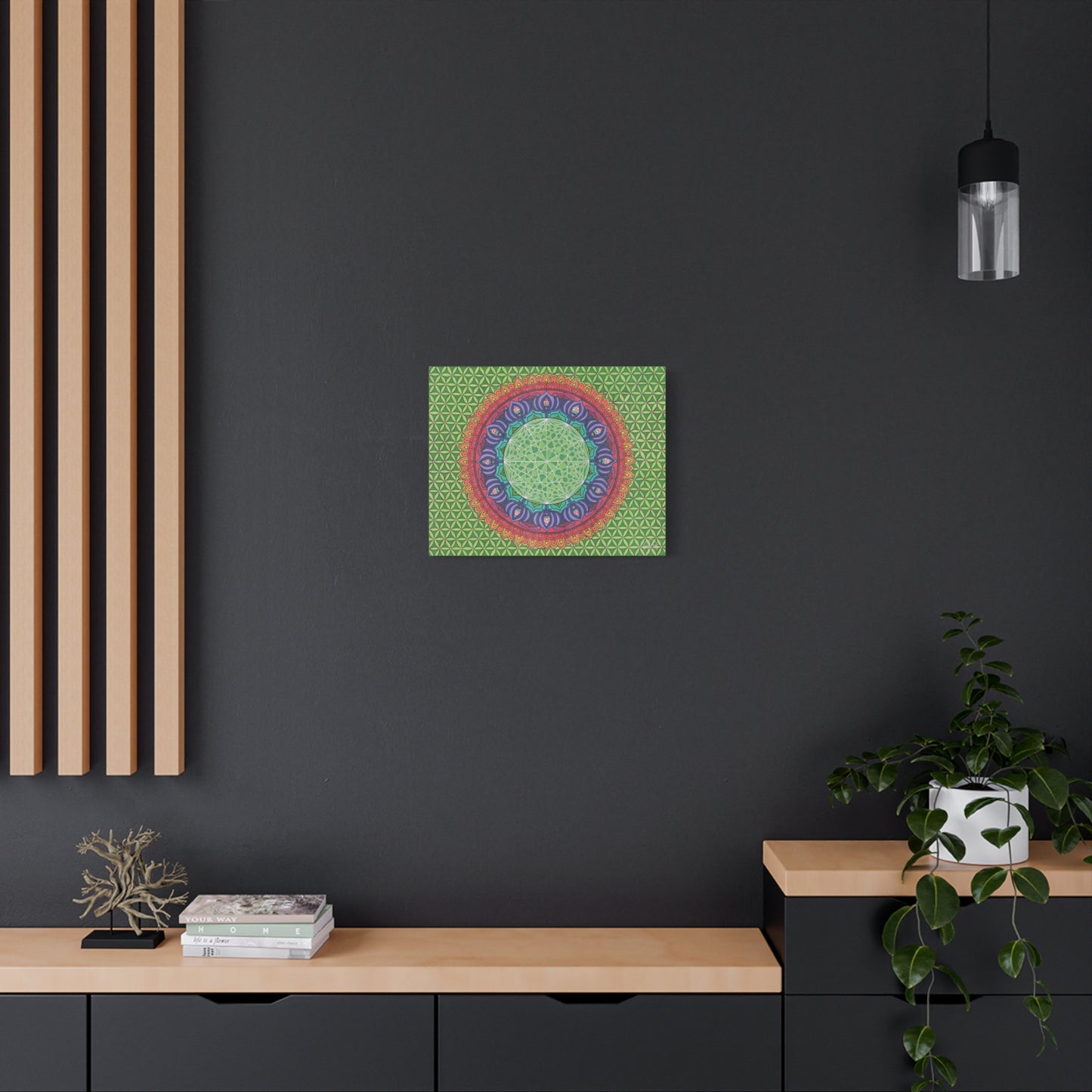 “Be Here Now” Canvas Art by Alma Later Art