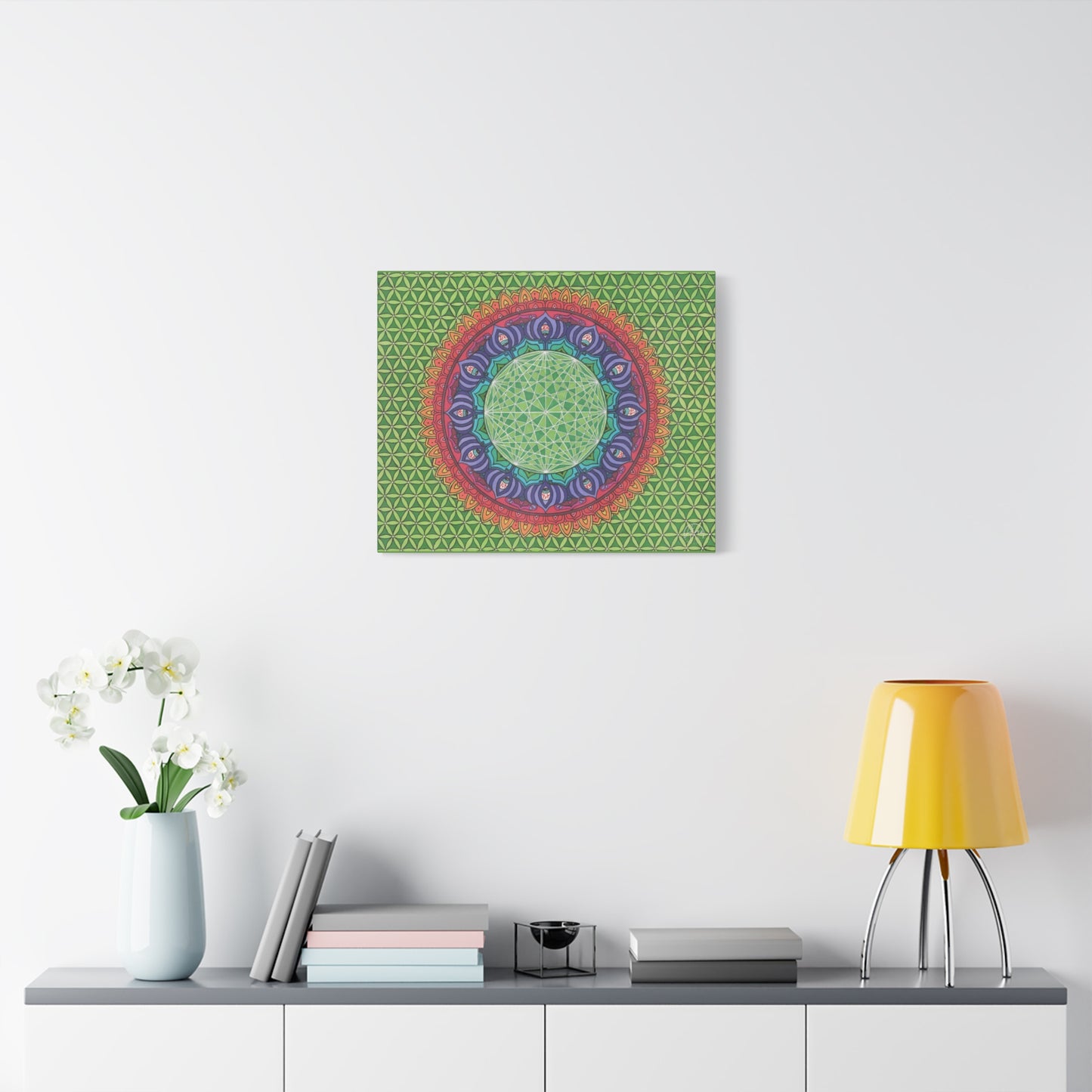 “Be Here Now” Canvas Art by Alma Later Art