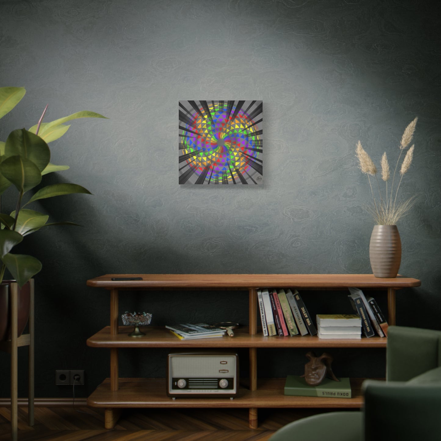 Canvas Print Rainbow Torus Art by Alma Later Art