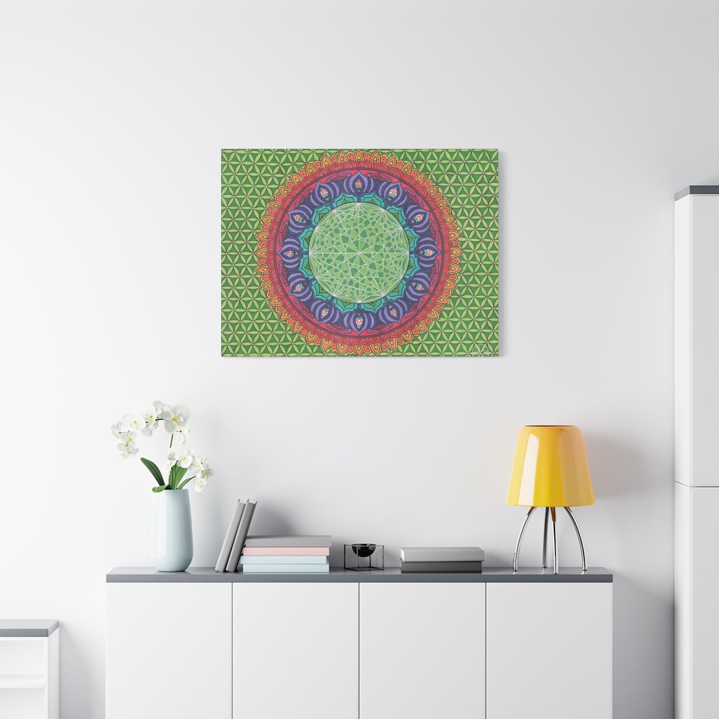 “Be Here Now” Canvas Art by Alma Later Art