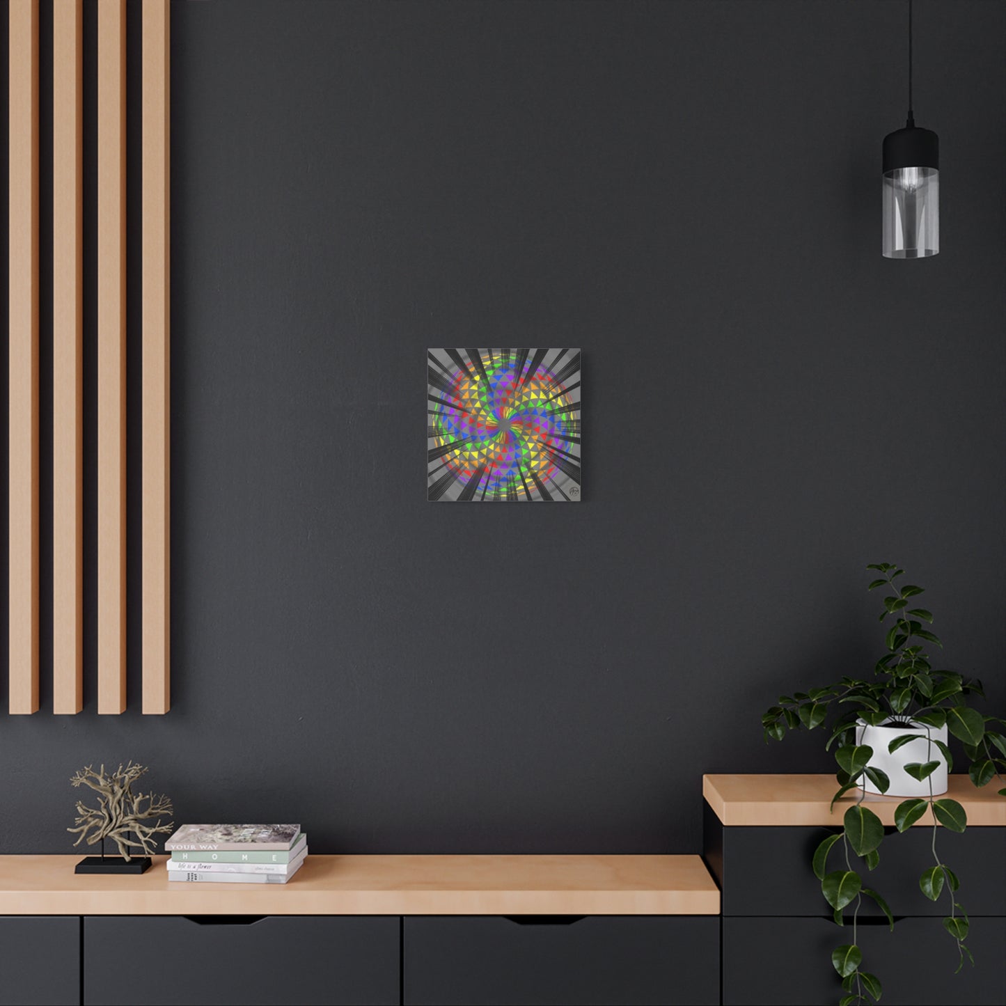 Canvas Print Rainbow Torus Art by Alma Later Art