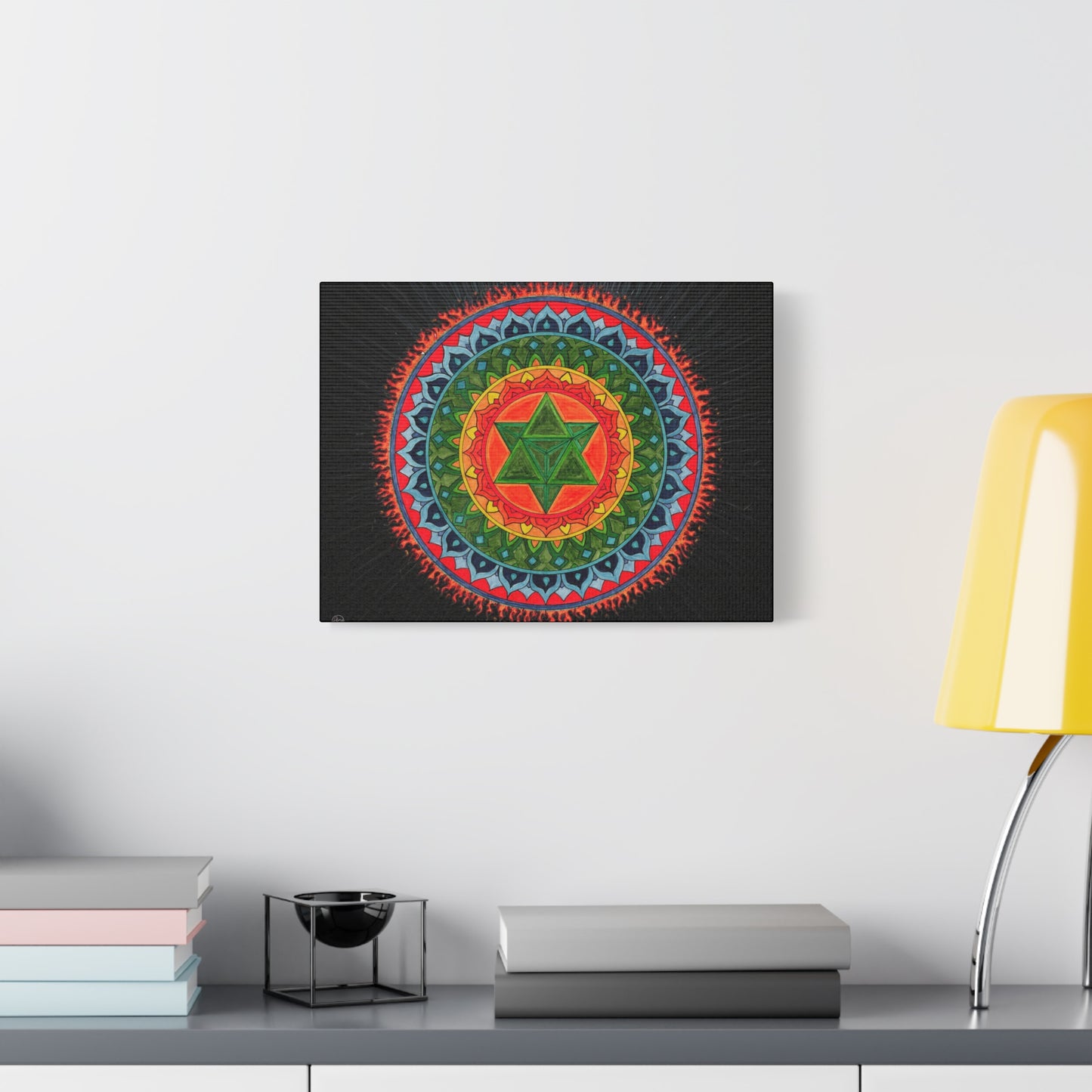 “Lion Heart” Canvas Art Print by Alma Later Art
