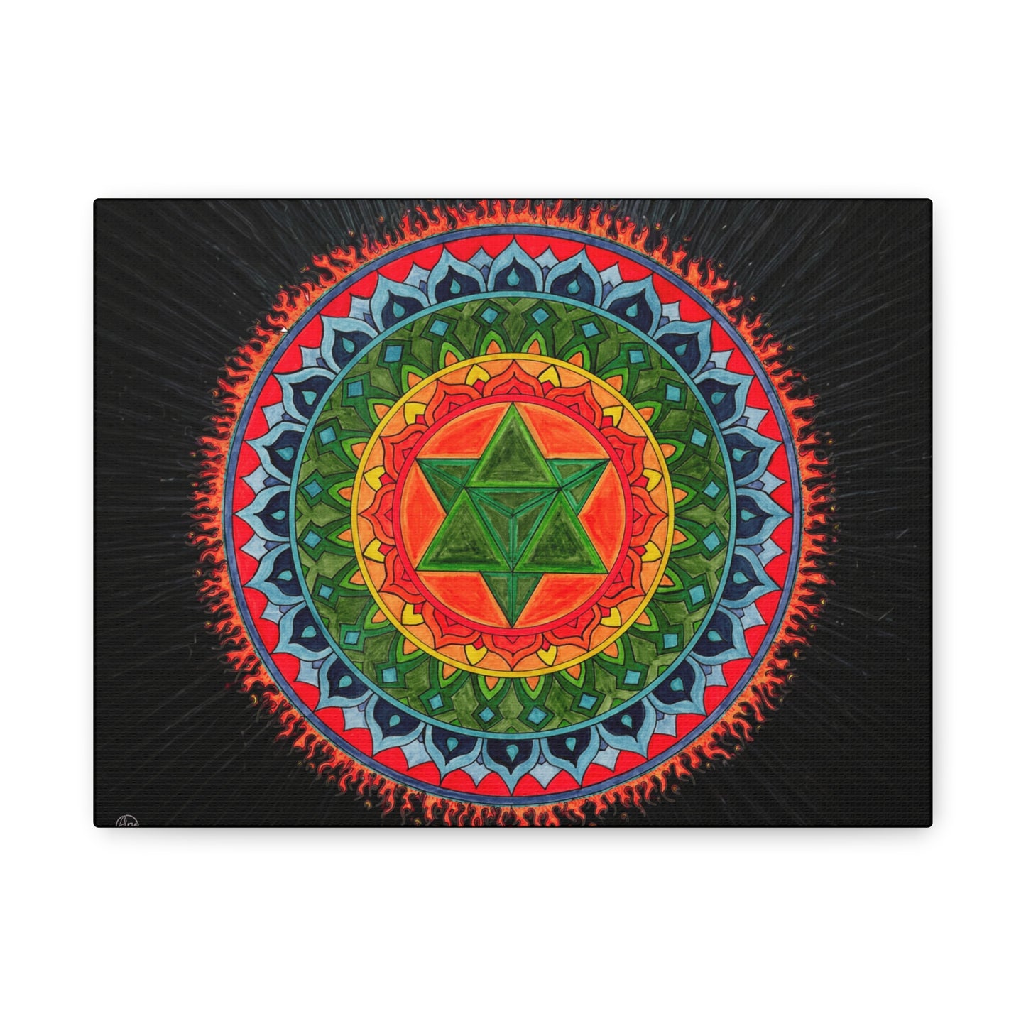 “Lion Heart” Canvas Art Print by Alma Later Art