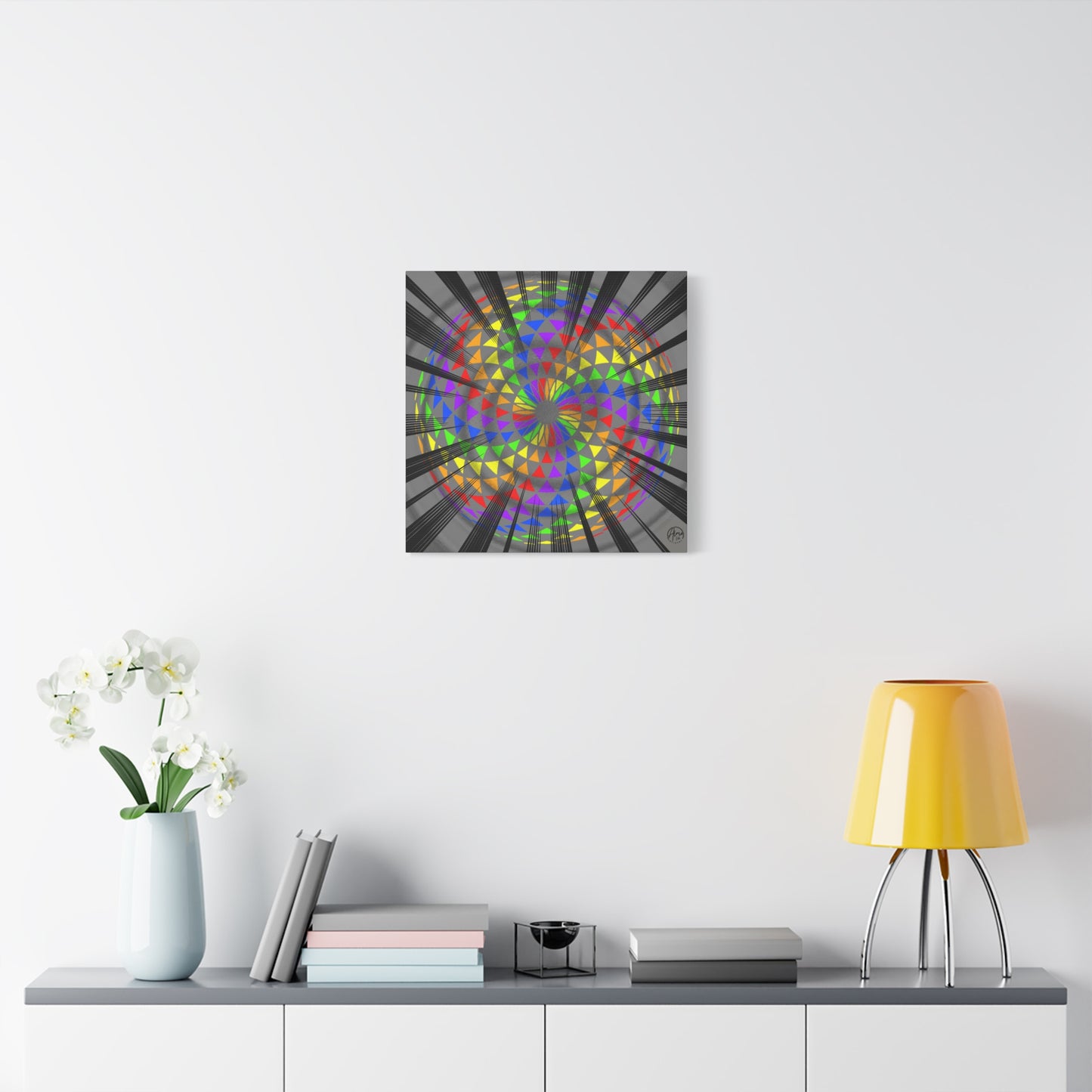 Canvas Print Rainbow Torus Art by Alma Later Art