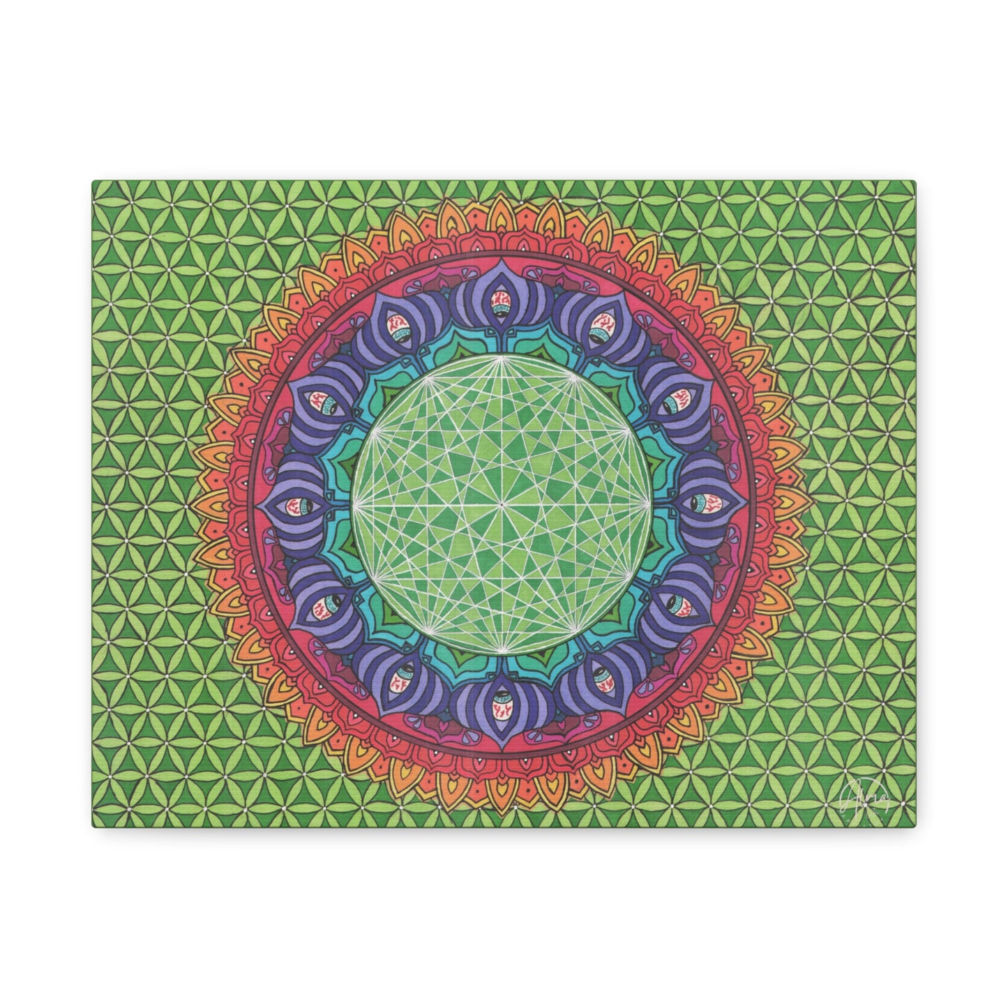 “Be Here Now” Canvas Art by Alma Later Art