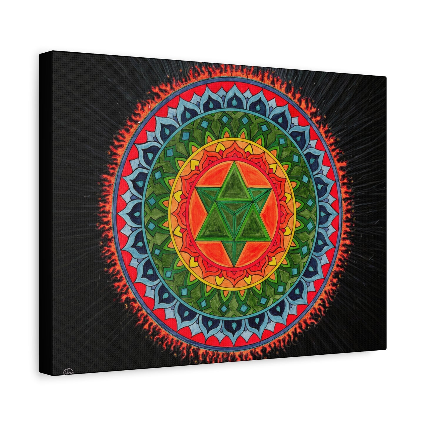 “Lion Heart” Canvas Art Print by Alma Later Art