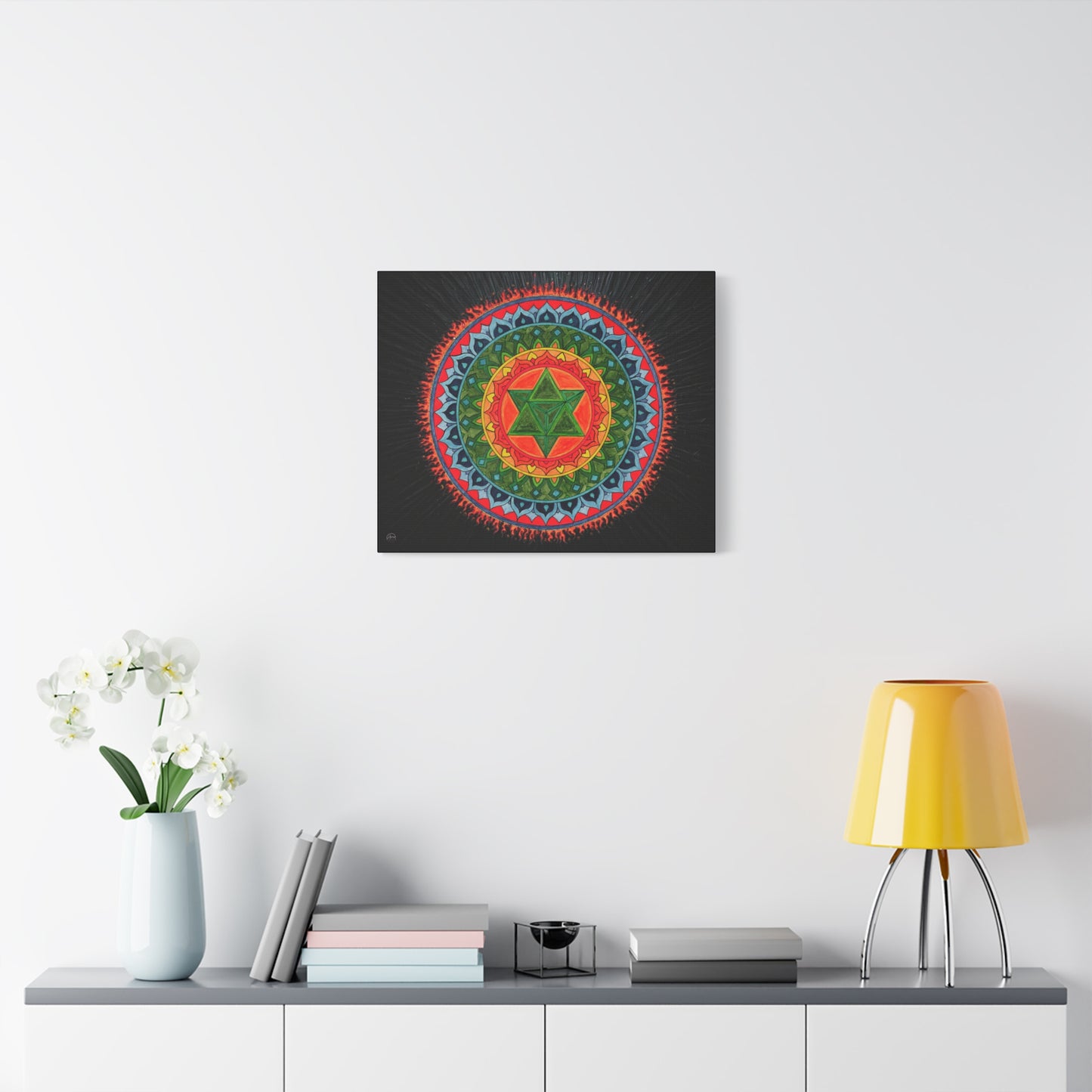 “Lion Heart” Canvas Art Print by Alma Later Art