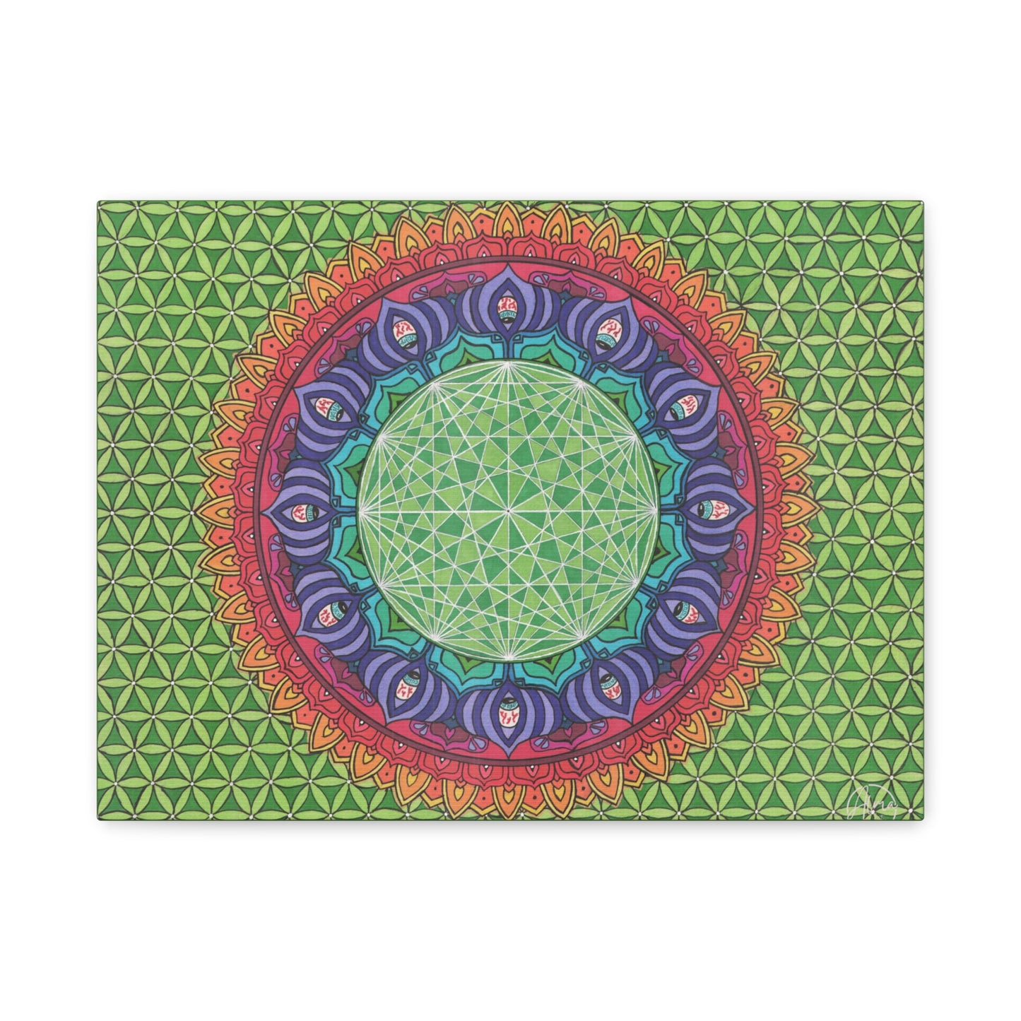 “Be Here Now” Canvas Art by Alma Later Art