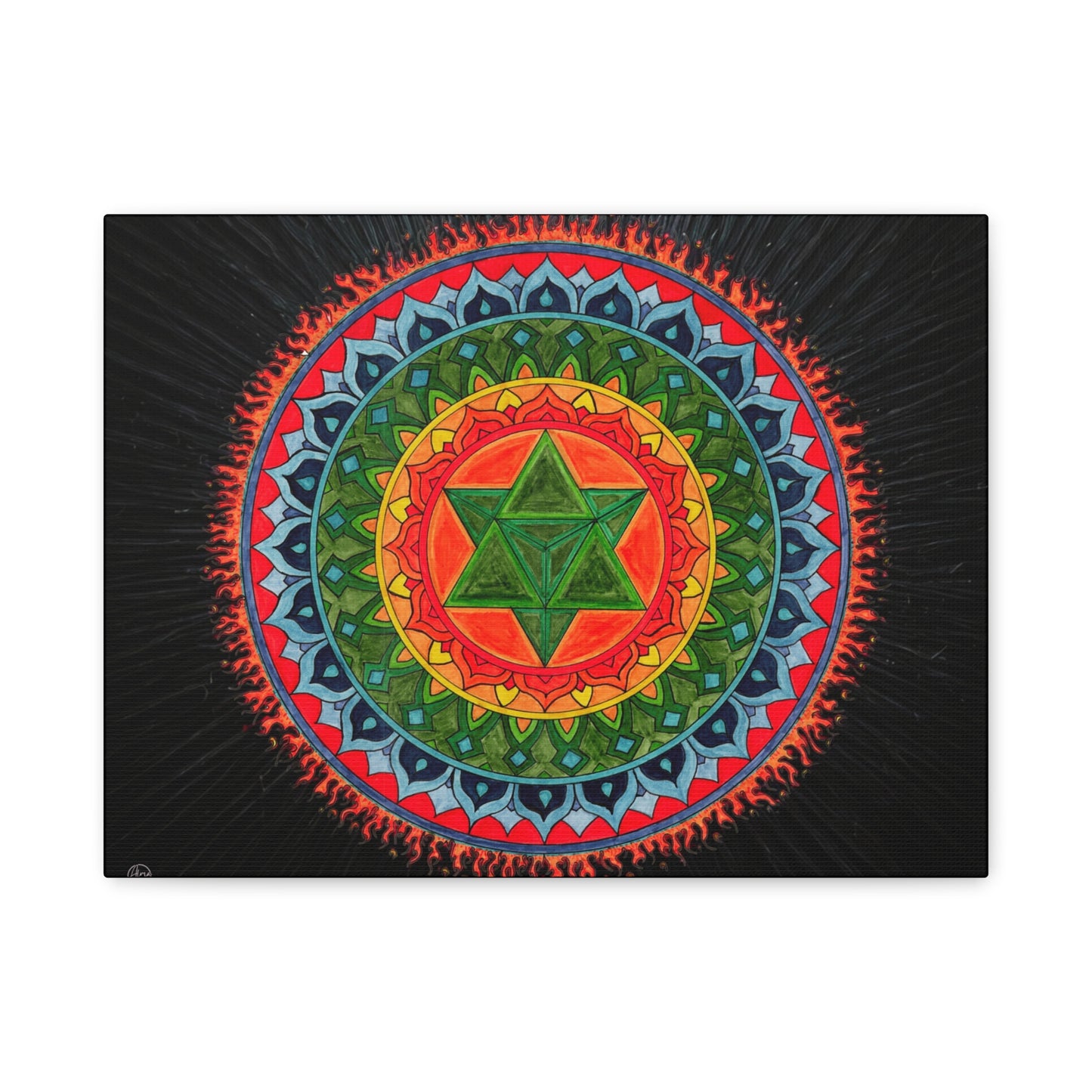 “Lion Heart” Canvas Art Print by Alma Later Art