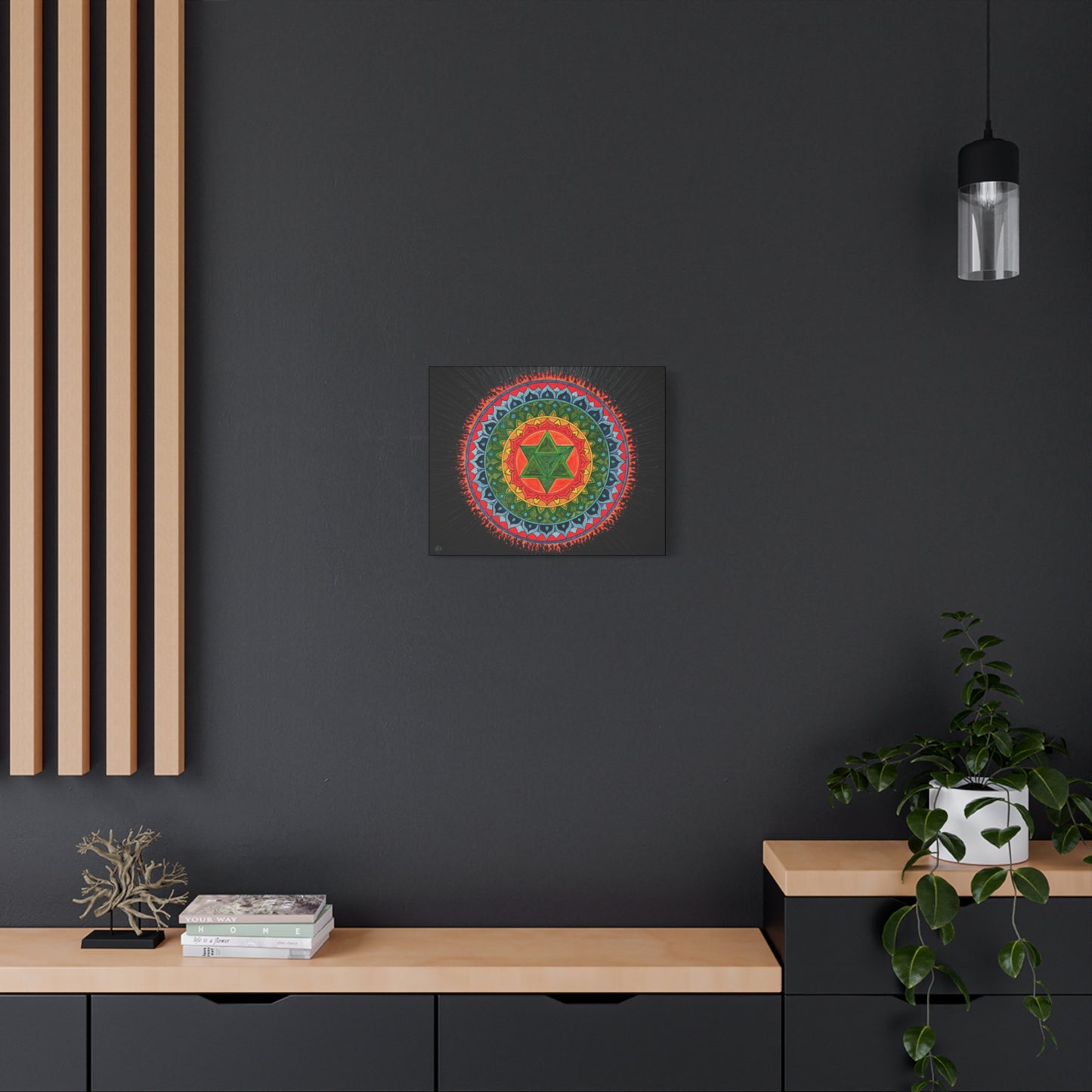 “Lion Heart” Canvas Art Print by Alma Later Art