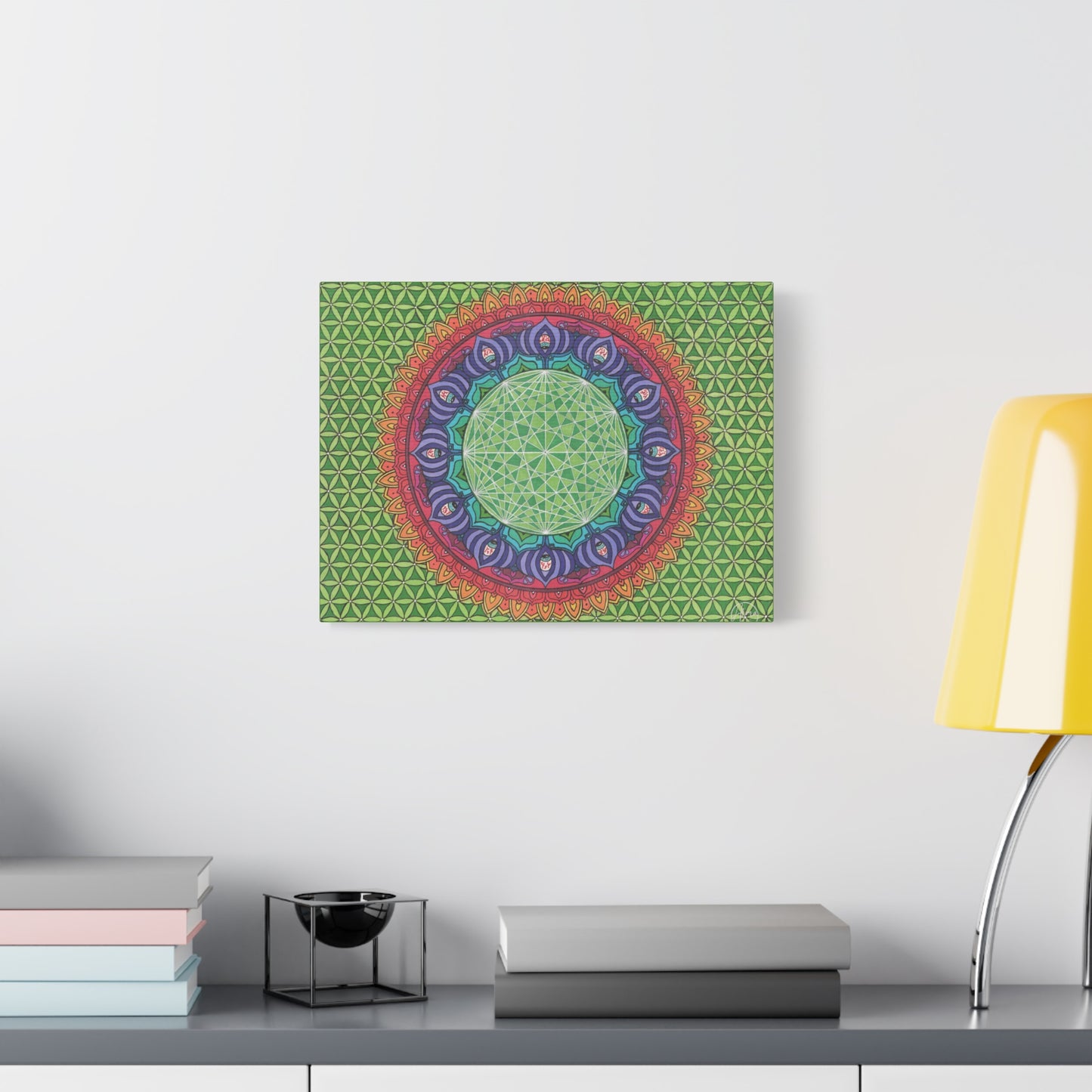 “Be Here Now” Canvas Art by Alma Later Art