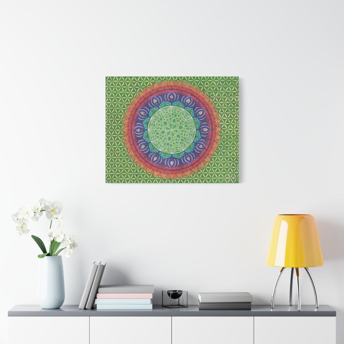 “Be Here Now” Canvas Art by Alma Later Art
