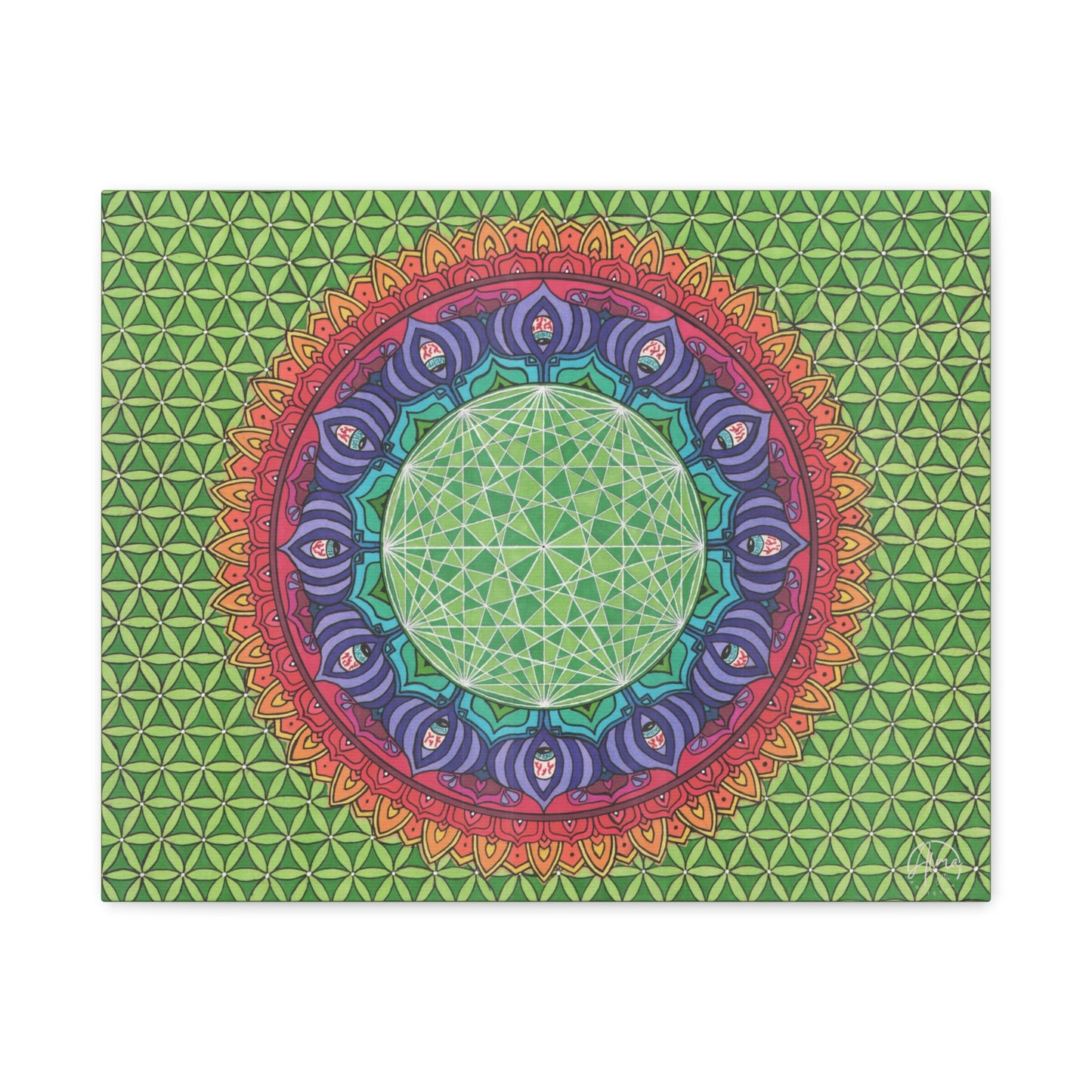 “Be Here Now” Canvas Art by Alma Later Art