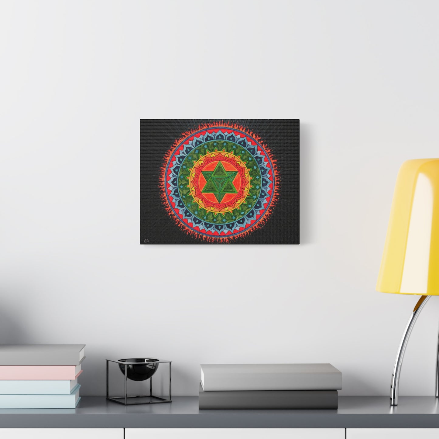 “Lion Heart” Canvas Art Print by Alma Later Art