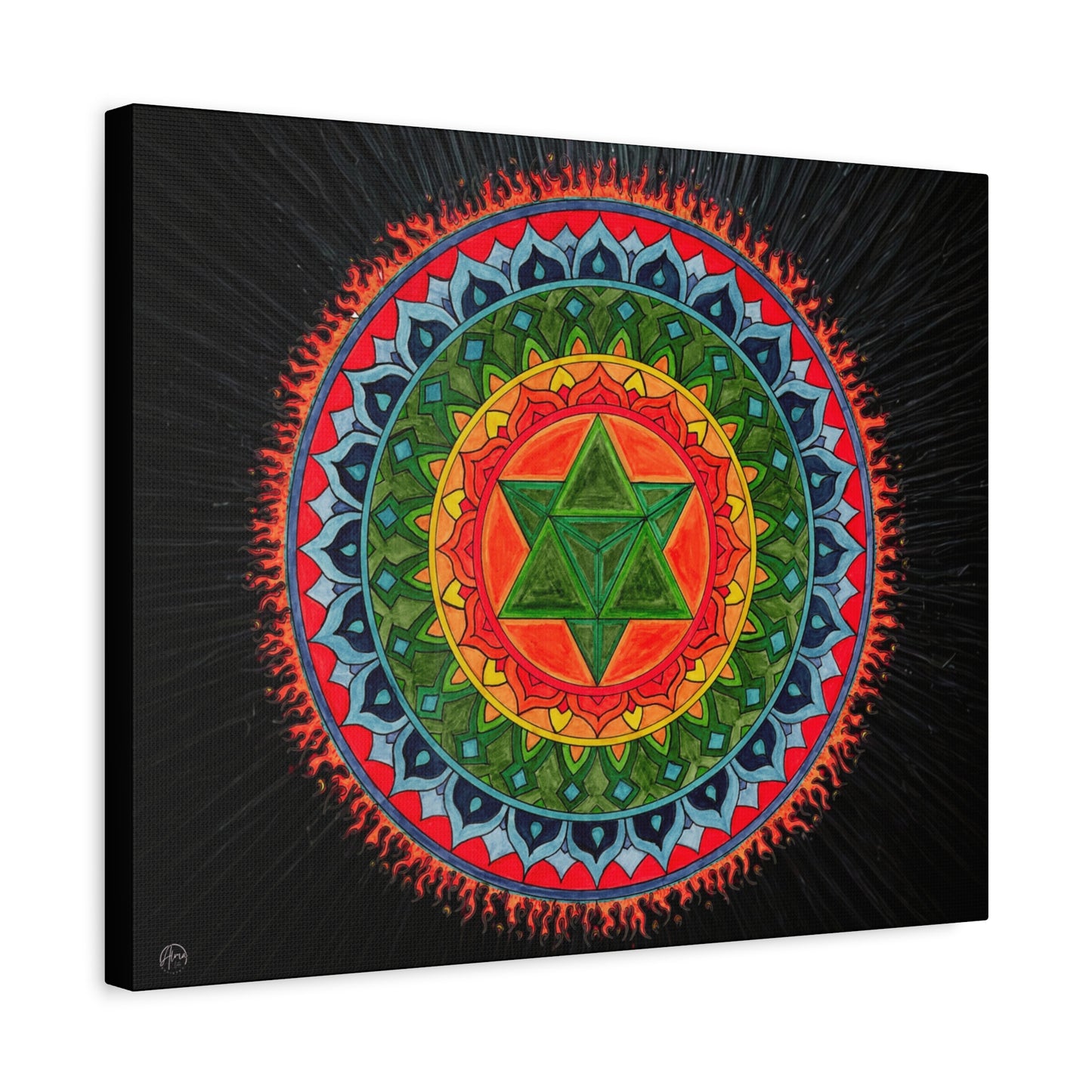 “Lion Heart” Canvas Art Print by Alma Later Art