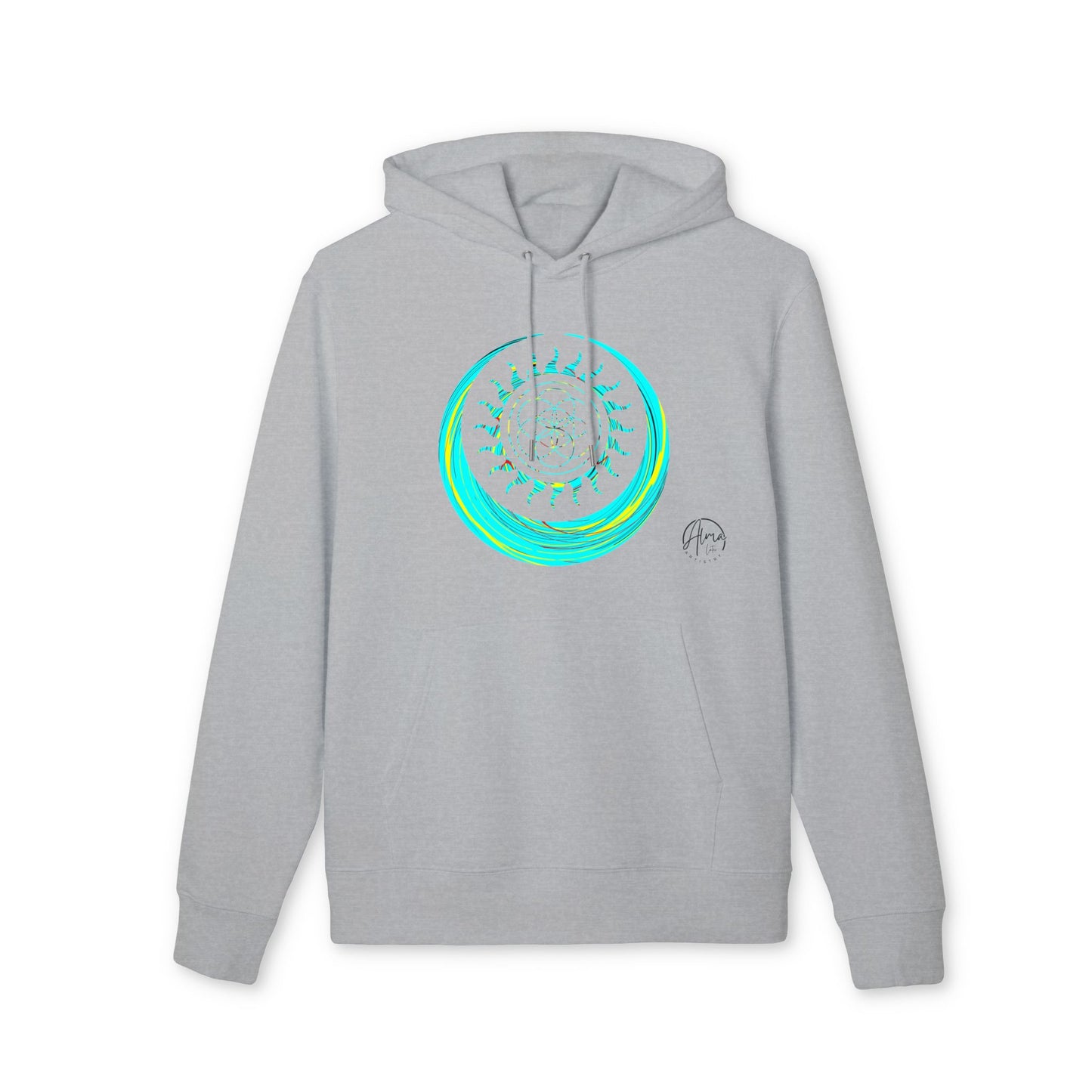 Vibrant Art Hooded Sweatshirt for Free Spirits, Cozy Hoodie, Graphic Sweatshirt, Summer Vibes, Beach Lover Gift, Unisex Pullover