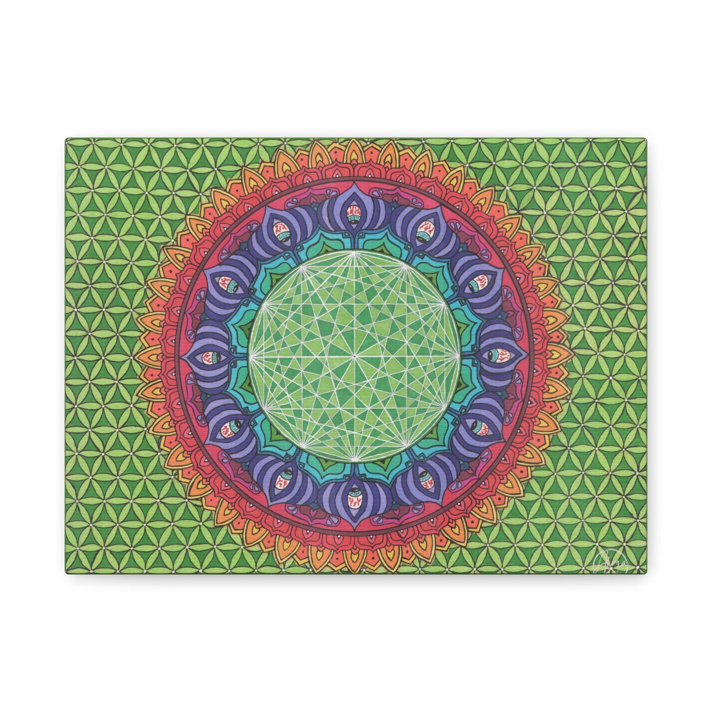 “Be Here Now” Canvas Art by Alma Later Art