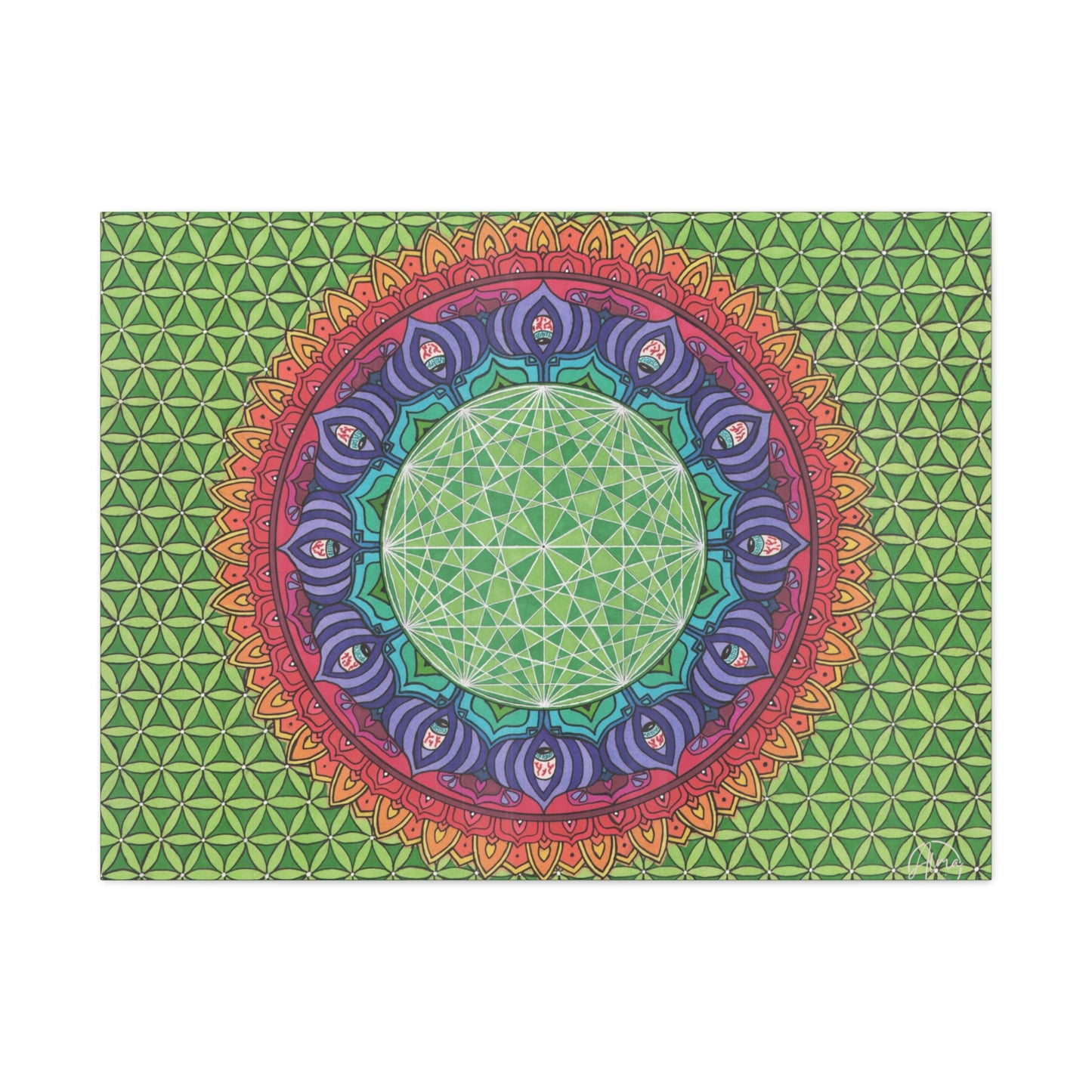 “Be Here Now” Canvas Art by Alma Later Art