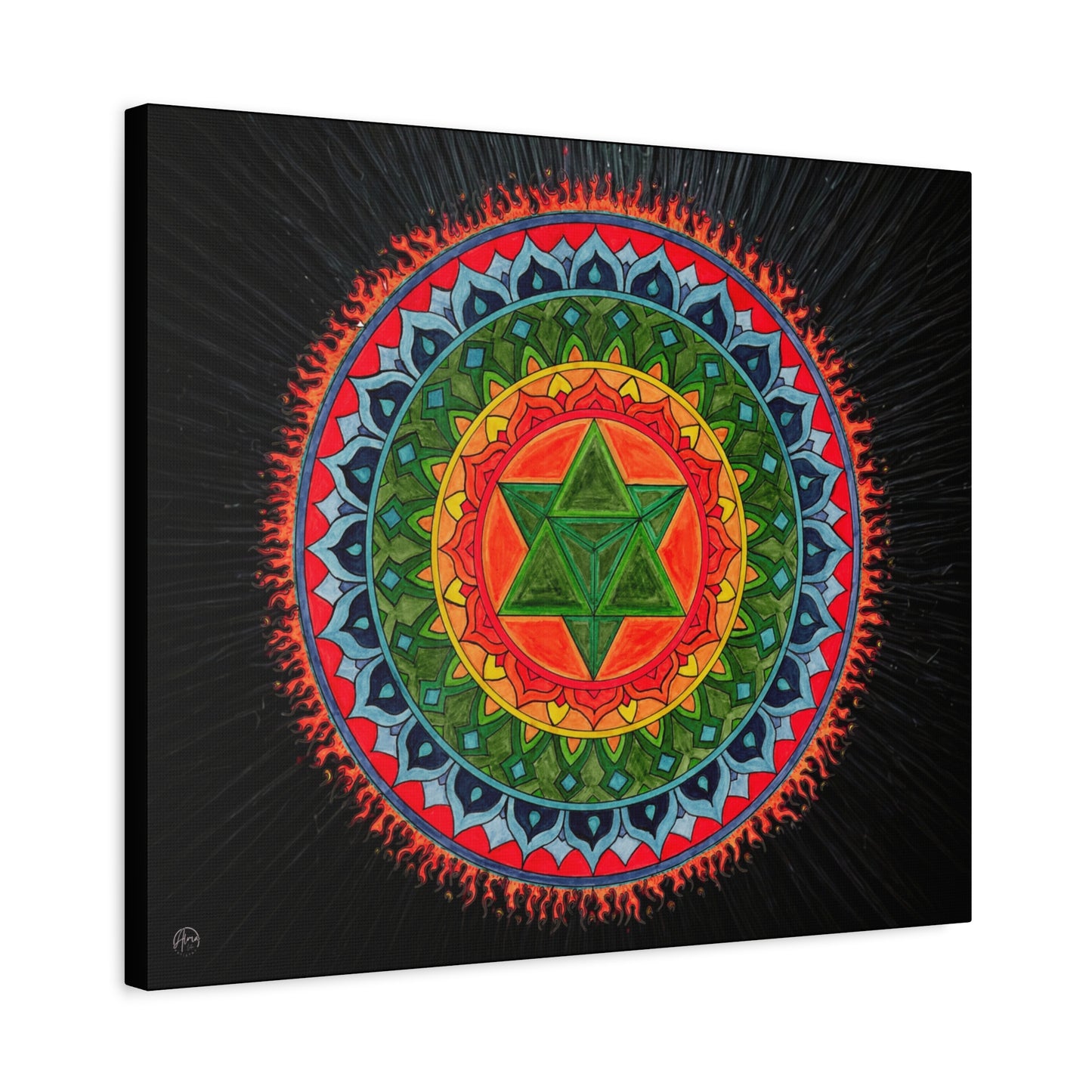 “Lion Heart”  Canvas Art Print by Alma Later Art