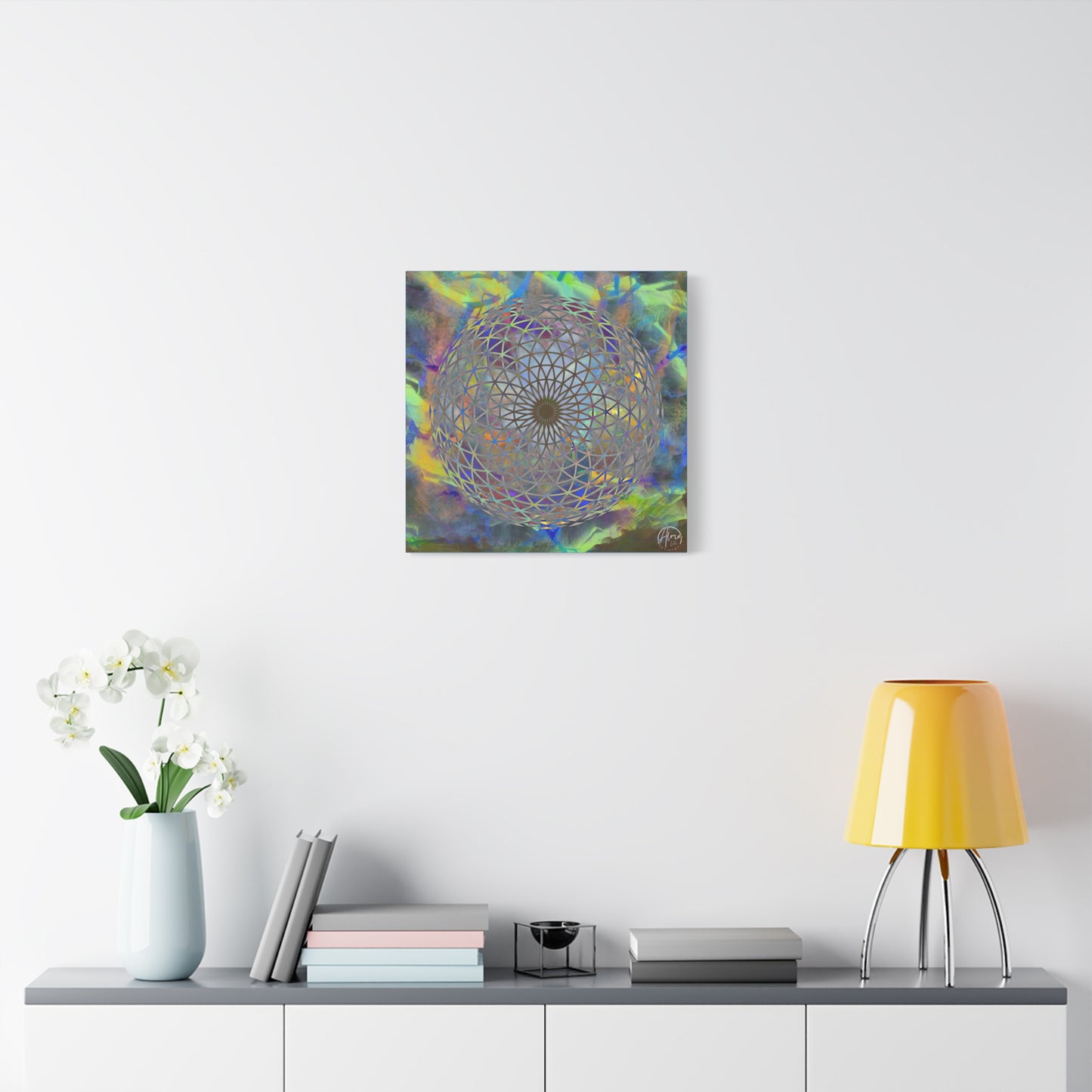 Eye of the storm canvas art print by Alma Later Art