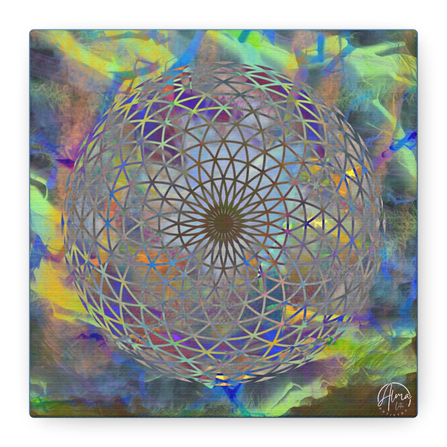 Eye of the storm canvas art print by Alma Later Art