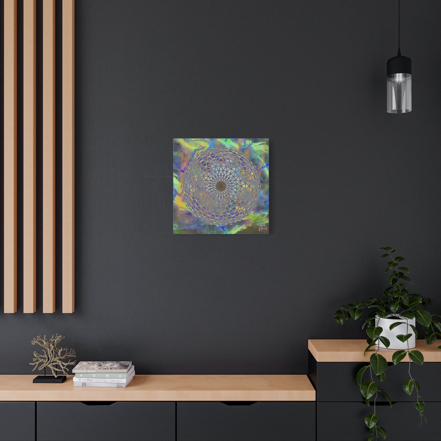 Eye of the storm canvas art print by Alma Later Art